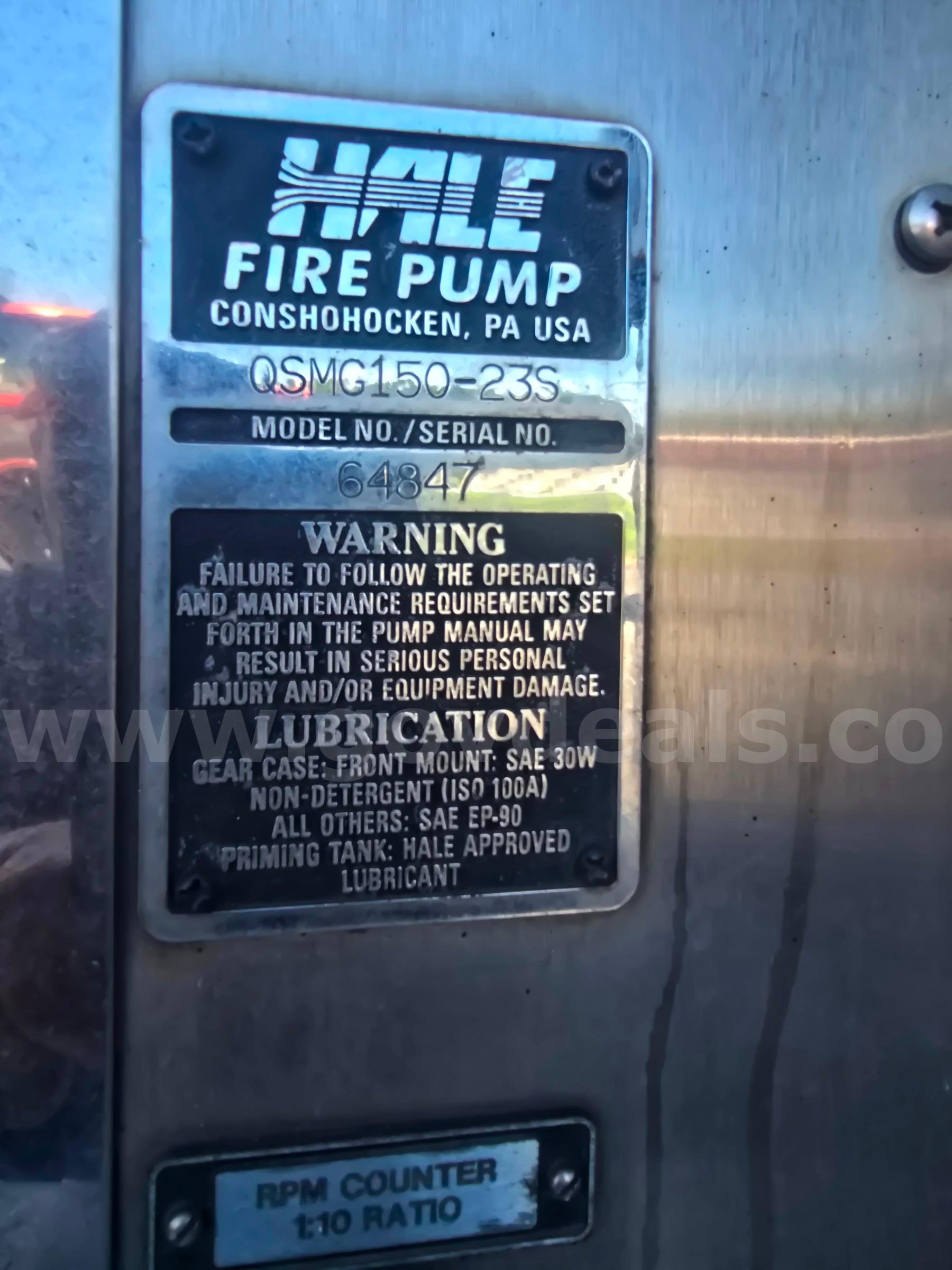 1993 Spartan EEI  Fire Truck Spartan Spartan Government Surplus Auction - Photo #5