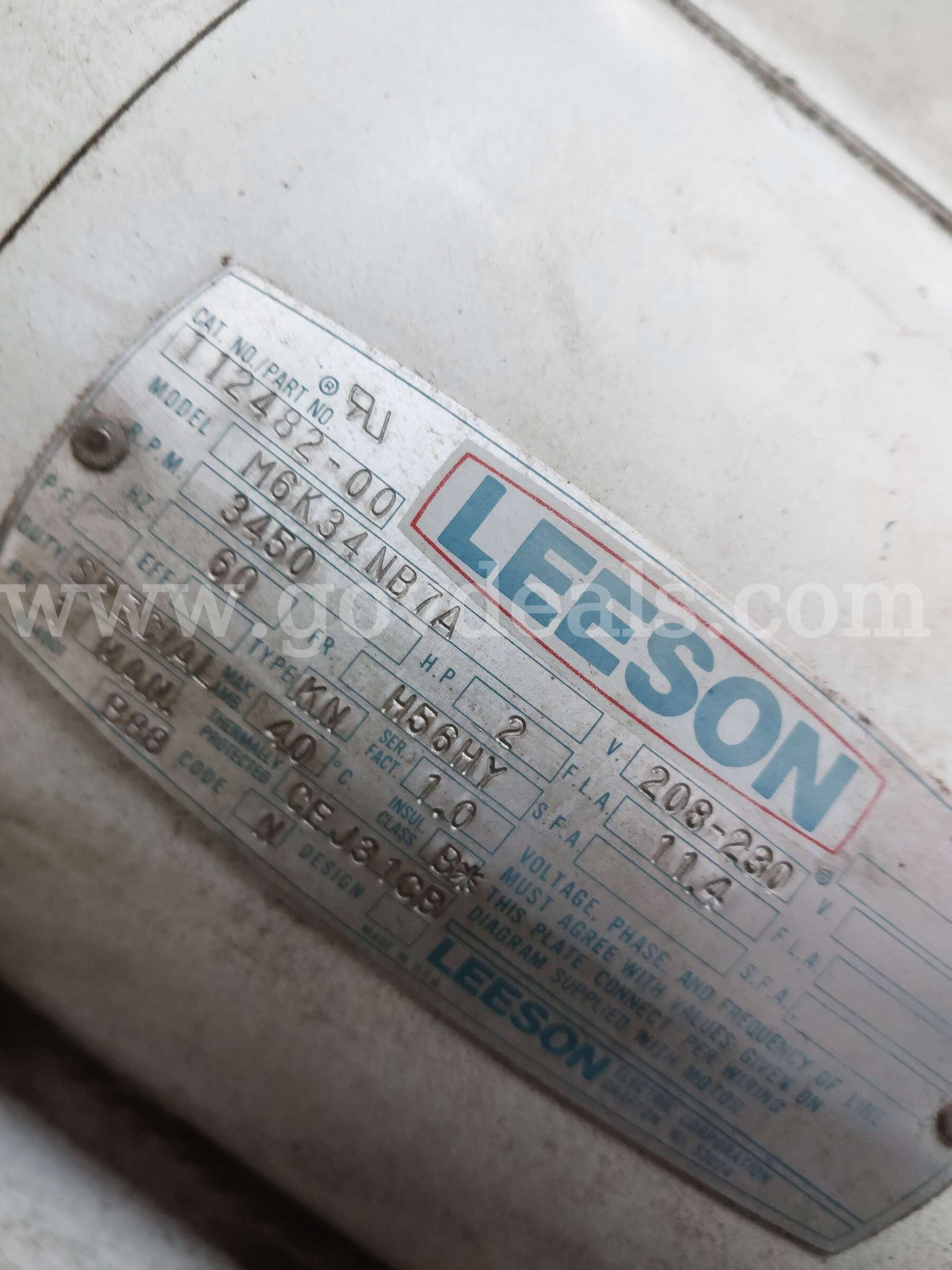 Leeson Two-Post Automotive Lift with Hydraulic Power Unit   Government Surplus Auction - Photo #6