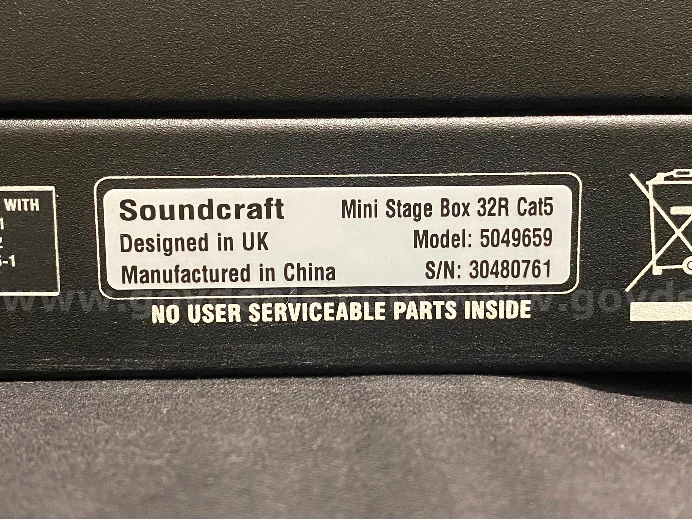 Soundcraft Mini Stagebox 32 with Madi USB Card Soundcraft Mini Stagebox 32 Government Surplus Auction - Photo #5
