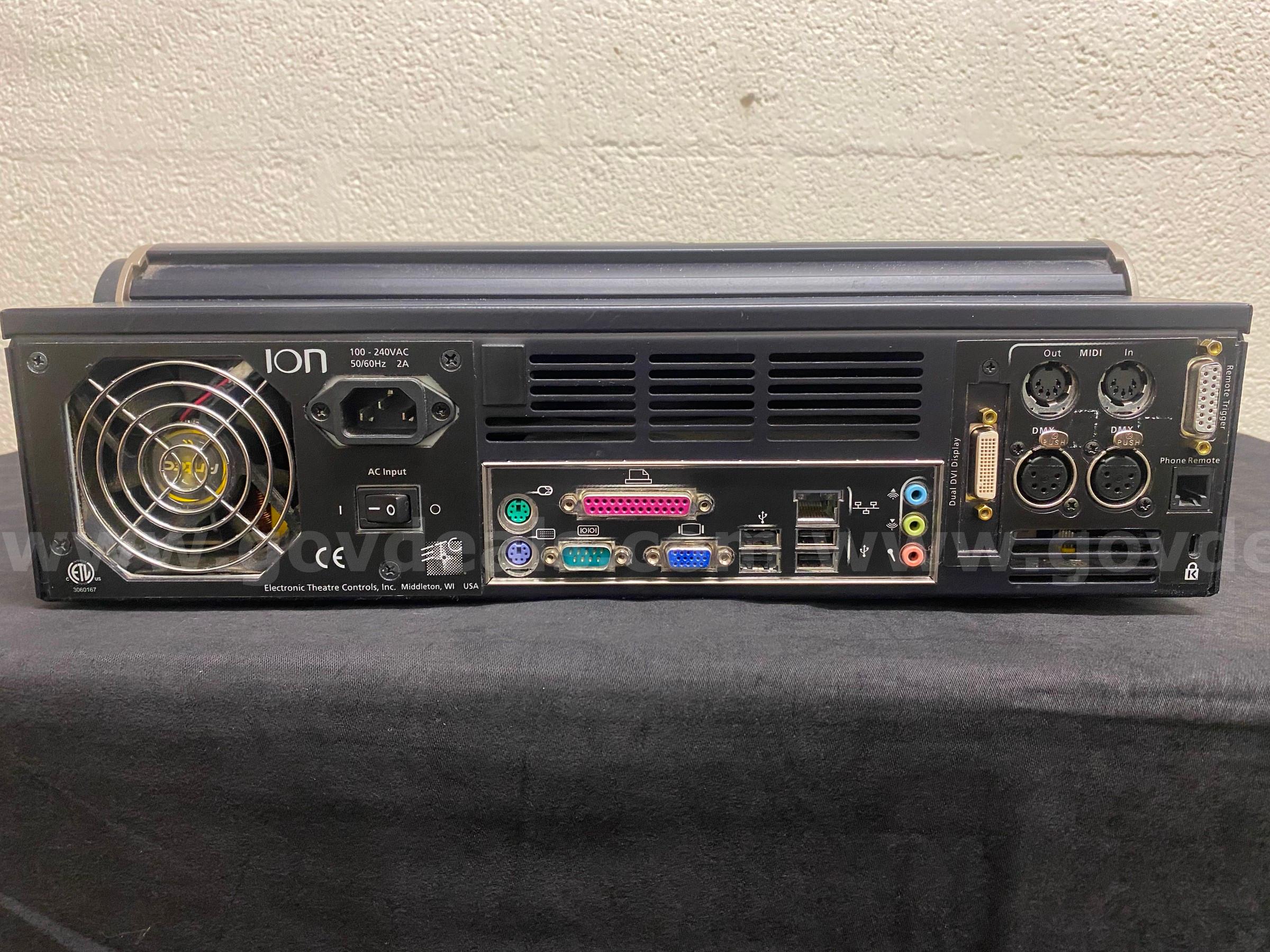ETC Ion 1000 Classic with ETC 2X20 Universal Fader Wing ETC 1000 Government Surplus Auction - Photo #2