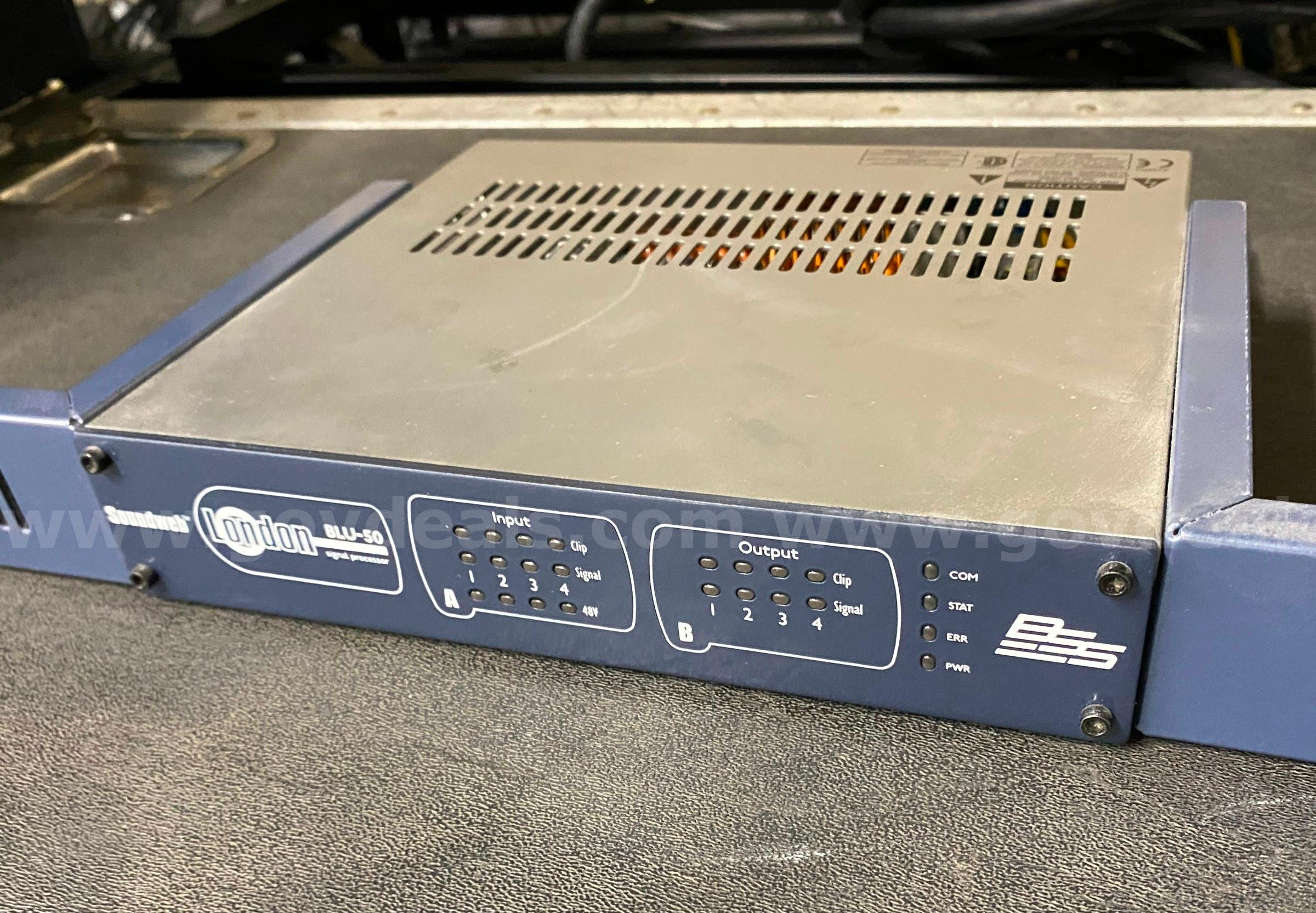 BSS Networked Audio Systems BLU-50 4x4 signal processor with Blue Link BSS BSSBLU50-M Government Surplus Auction - Primary Photo