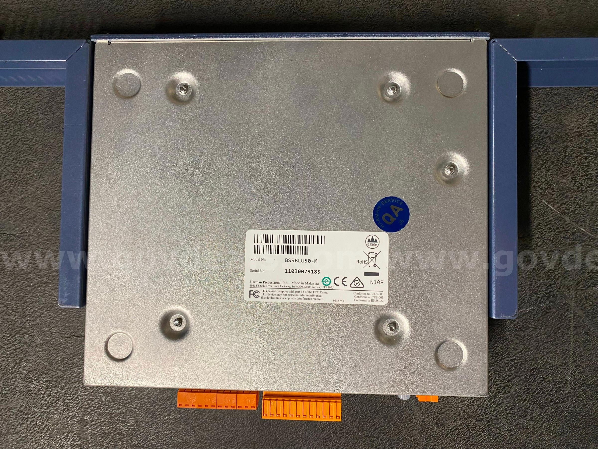 BSS Networked Audio Systems BLU-50 4x4 signal processor with Blue Link BSS BSSBLU50-M Government Surplus Auction - Photo #3