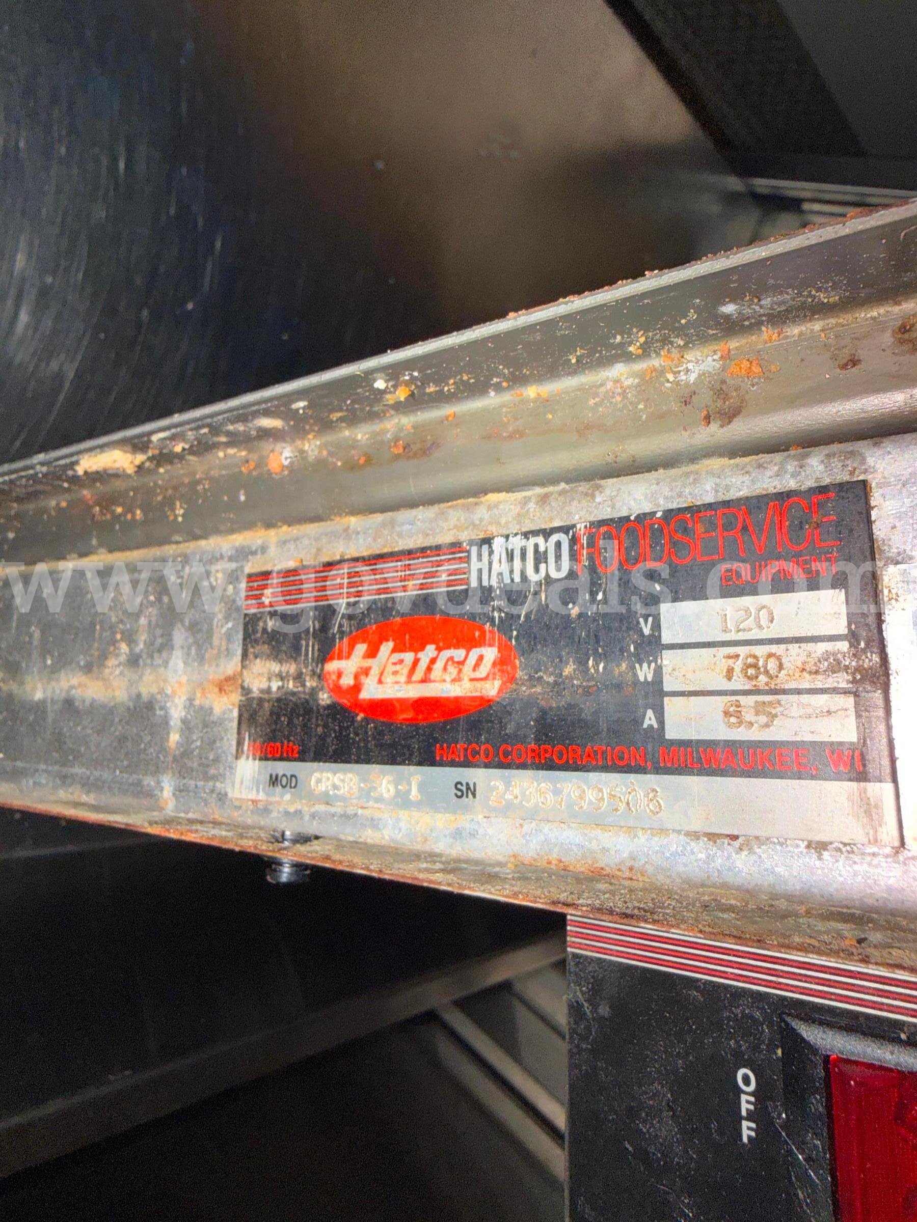 Hatco GRSB-36-I Heated Shelf and cart   Government Surplus Auction - Photo #3