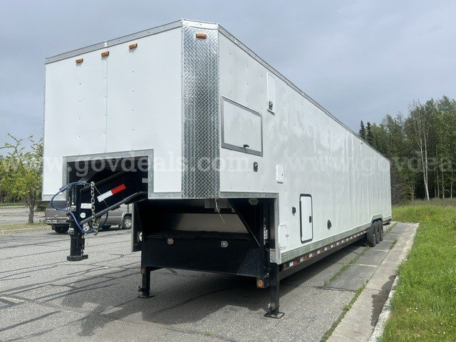 2023 Custom Built 50' Gooseneck Trailer - Mobile Work Center LDTL  Government Surplus Auction - Photo #5