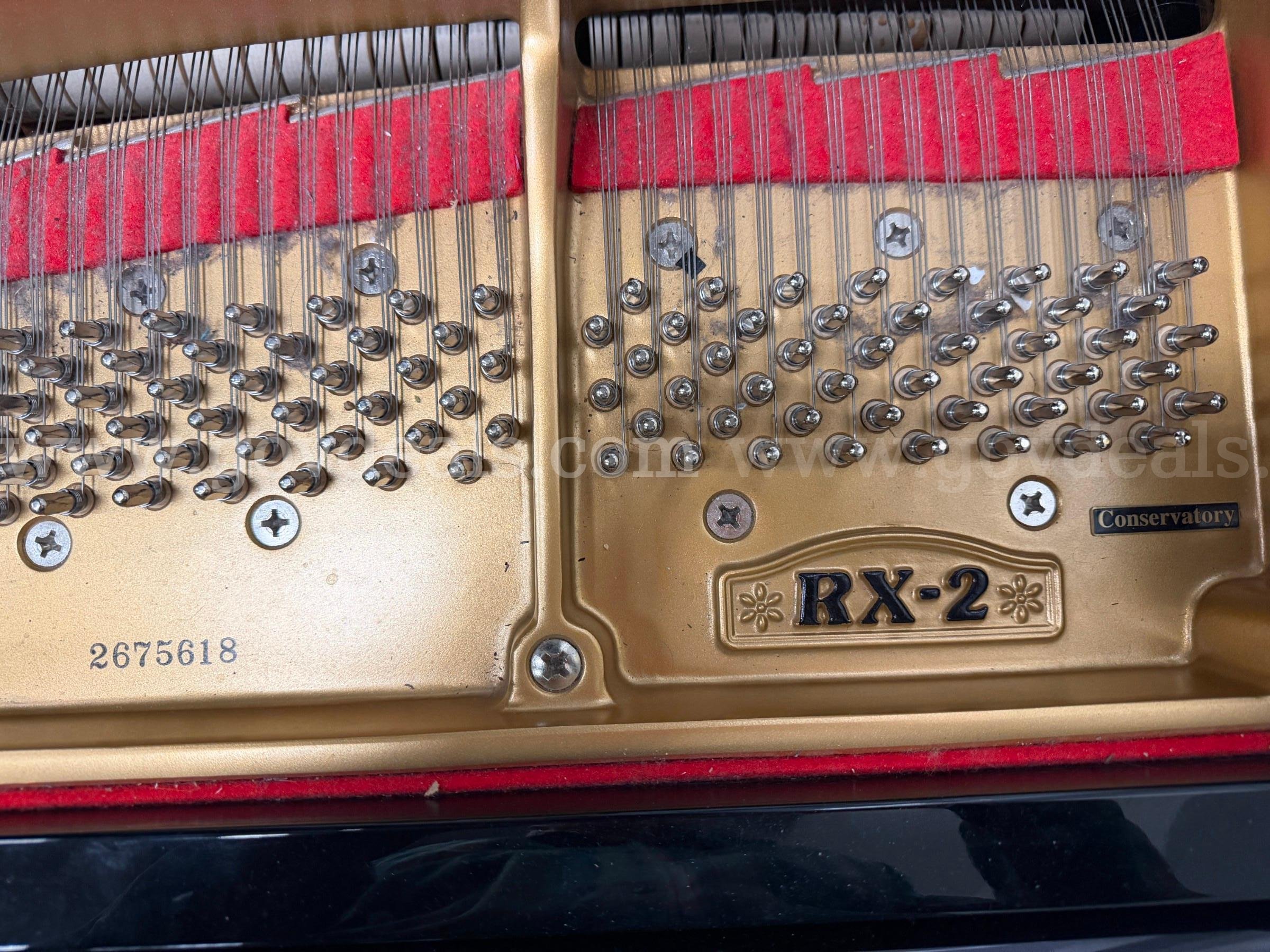Kawai Grand Piano Kawai RX2 Conservatory Government Surplus Auction - Photo #4