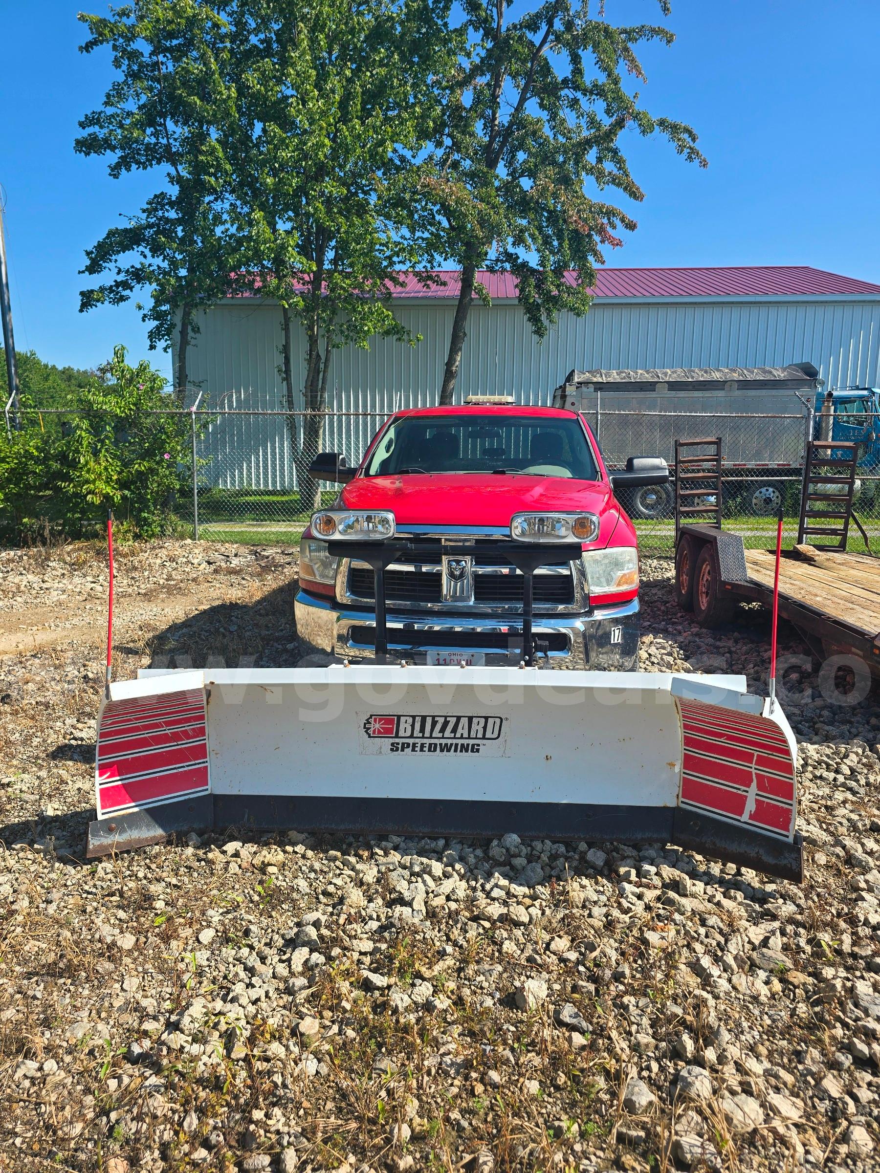 2011 Dodge Ram 2500 with a snow plow and salt spreader. Dodge Ram Ram 2500 Government Surplus Auction - Photo #2