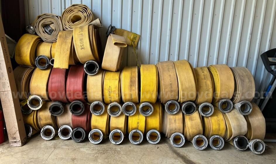 Fire Equipment - 31 Rolls of 5" Hose Lot 2 of 2   Government Surplus Auction - Primary Photo
