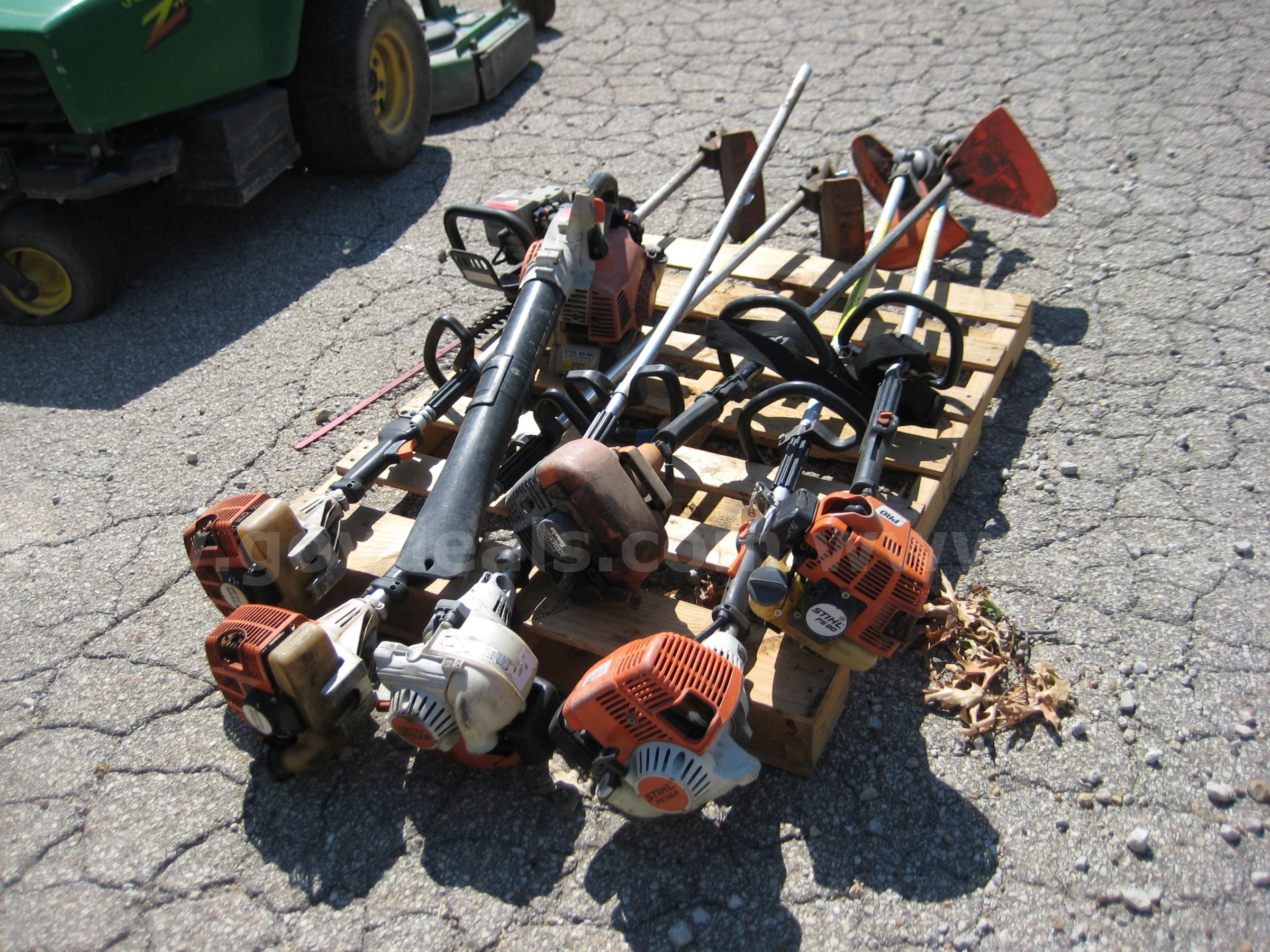 1 LOT OF 8 STILH WEED EATERS, CLIPPERS & BLOWER  STILH Government Surplus Auction - Primary Photo