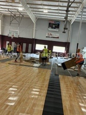 Approximately 9,200 Sq. Ft. of Sport Court Athletic Flooring