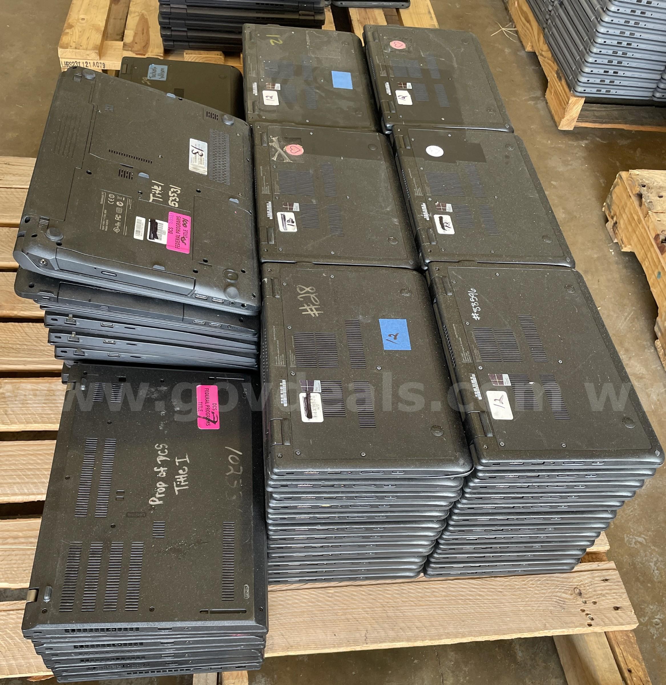 Lenovo ThinkPads  -  QTY OF 101 IN LOT - Hard Drives WIPED, NOT REMV'D -Note: See Below for Add'tl Fees (if applicable)