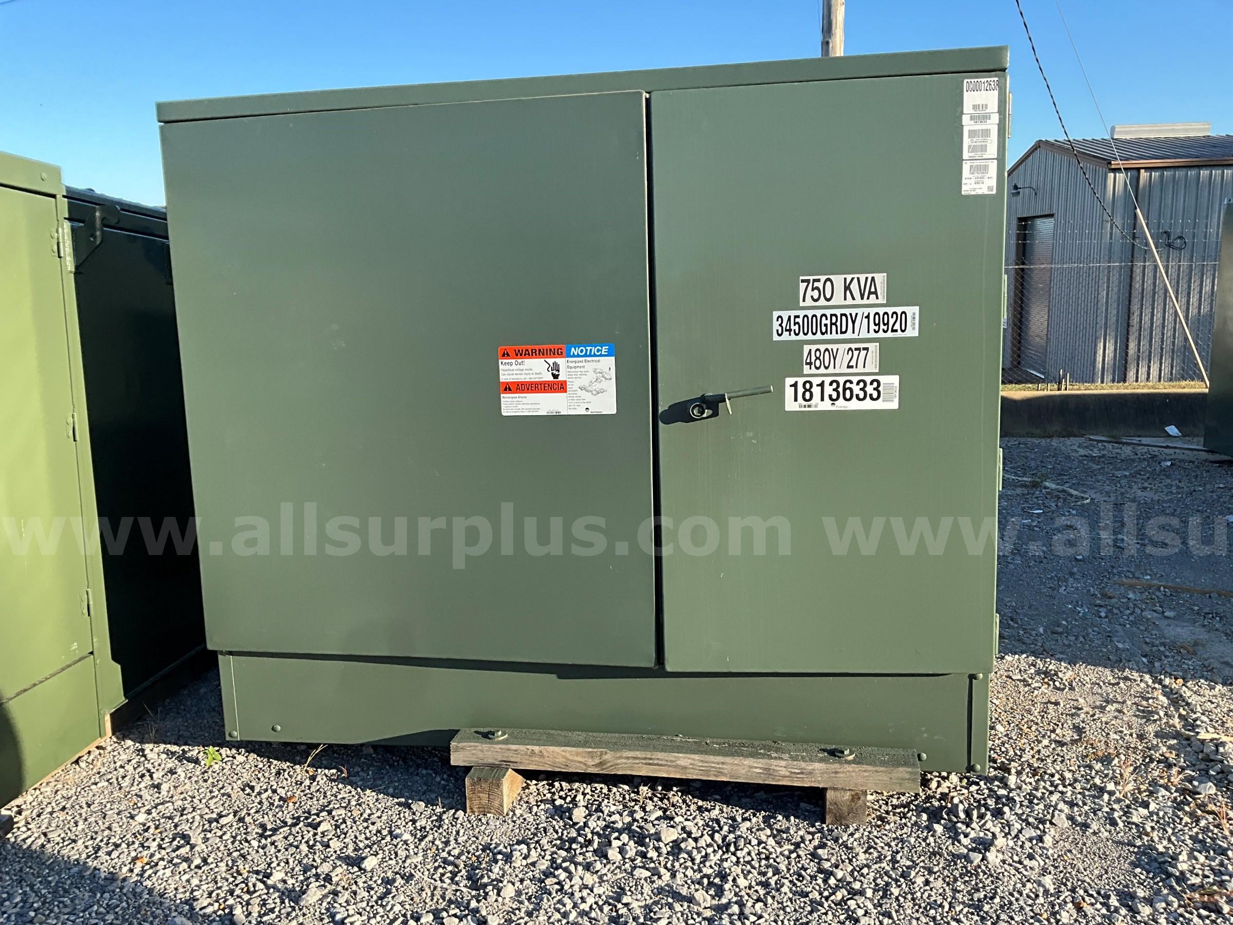 (Qty. 8) 750 KVA Pad Transformers - NEW & Unused