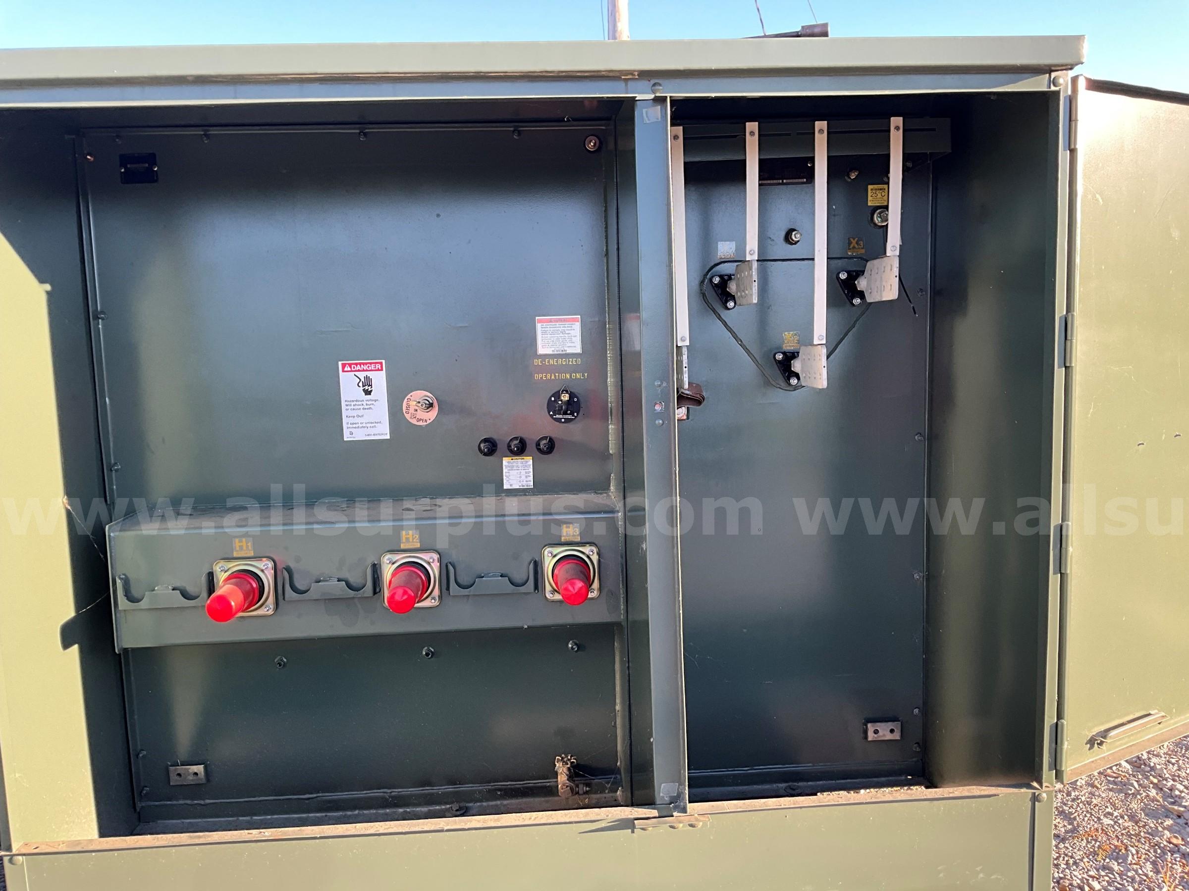 (Qty. 8) 750 KVA Pad Transformers - NEW & Unused  750 Government Surplus Auction - Photo #2