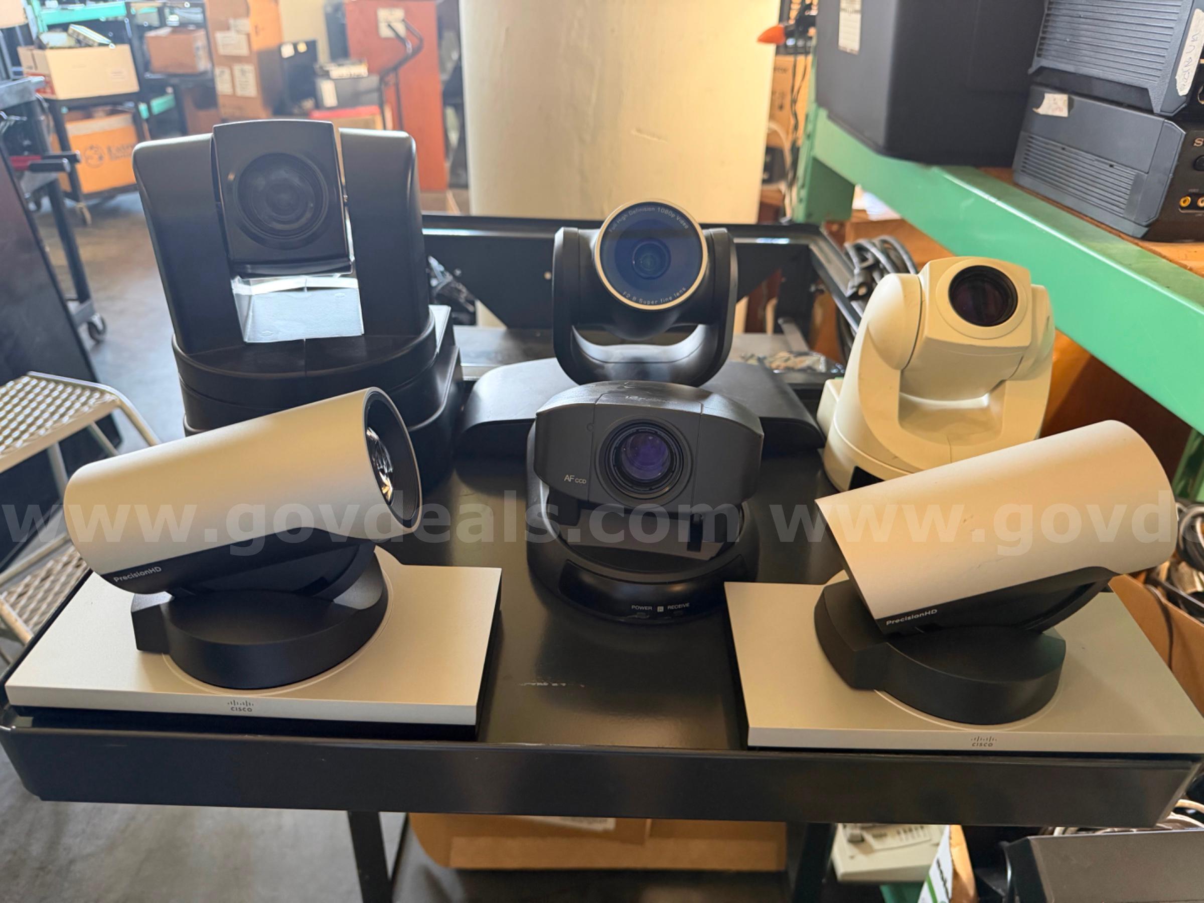 Lot of 6X PTZ Video conference cameras -Mixed brands   Government Surplus Auction - Photo #2
