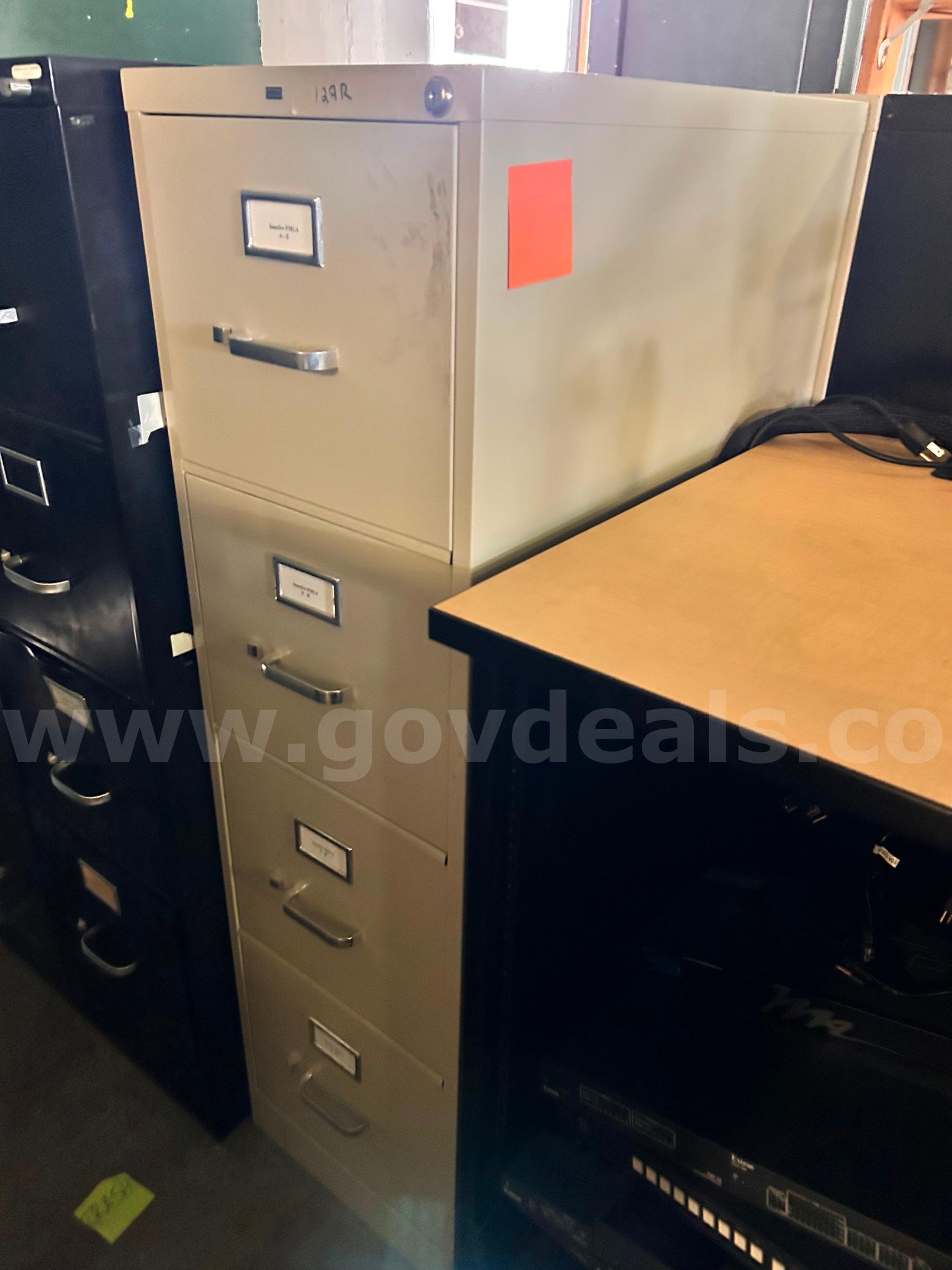 Lot of 2x vertical filling cabinet   Government Surplus Auction - Photo #2