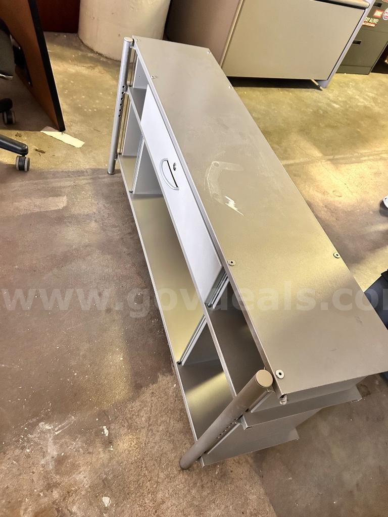 Modern Low-Profile Metal Credenza   Government Surplus Auction - Photo #2