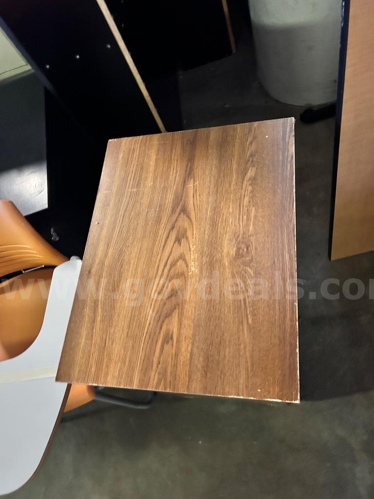 Wood Grain Laminate Printer Stand   Government Surplus Auction - Photo #2