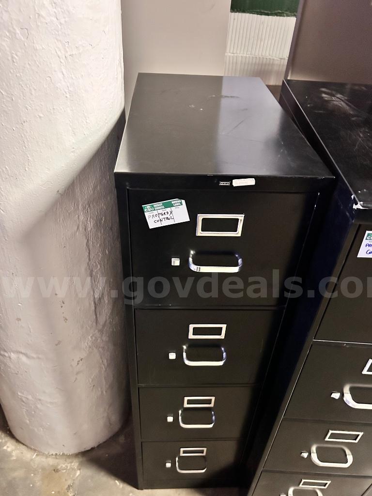 Black Vertical File Cabinet   Government Surplus Auction - Photo #2