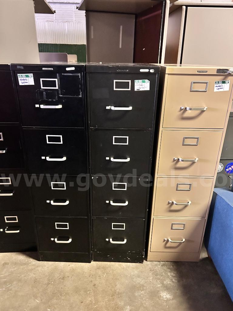 Lot of 4x Vertical file cabinet   Government Surplus Auction - Primary Photo