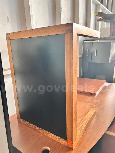 Oak Side Table   Government Surplus Auction - Primary Photo