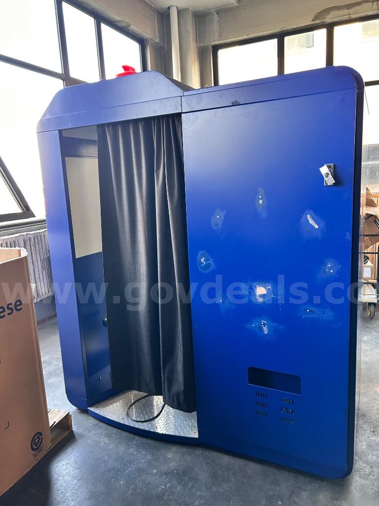 Photo Booth Cabinet with Mitsubishi Digital Color Printer   Government Surplus Auction - Primary Photo