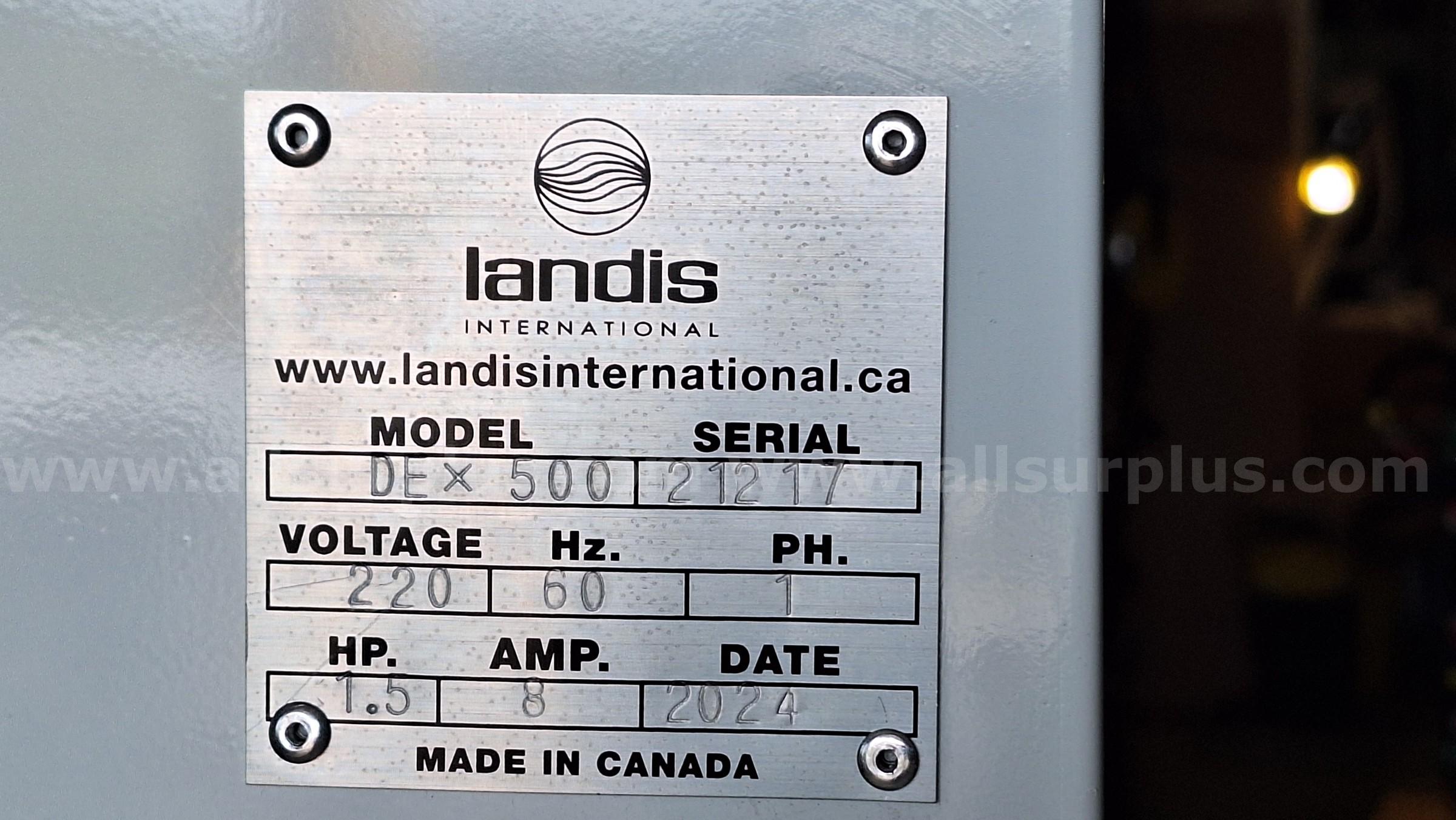 Landis DEX-500 Shoe Machine Dust Collector Unused New 2024 Supreme Landis 500 Government Surplus Auction - Photo #3