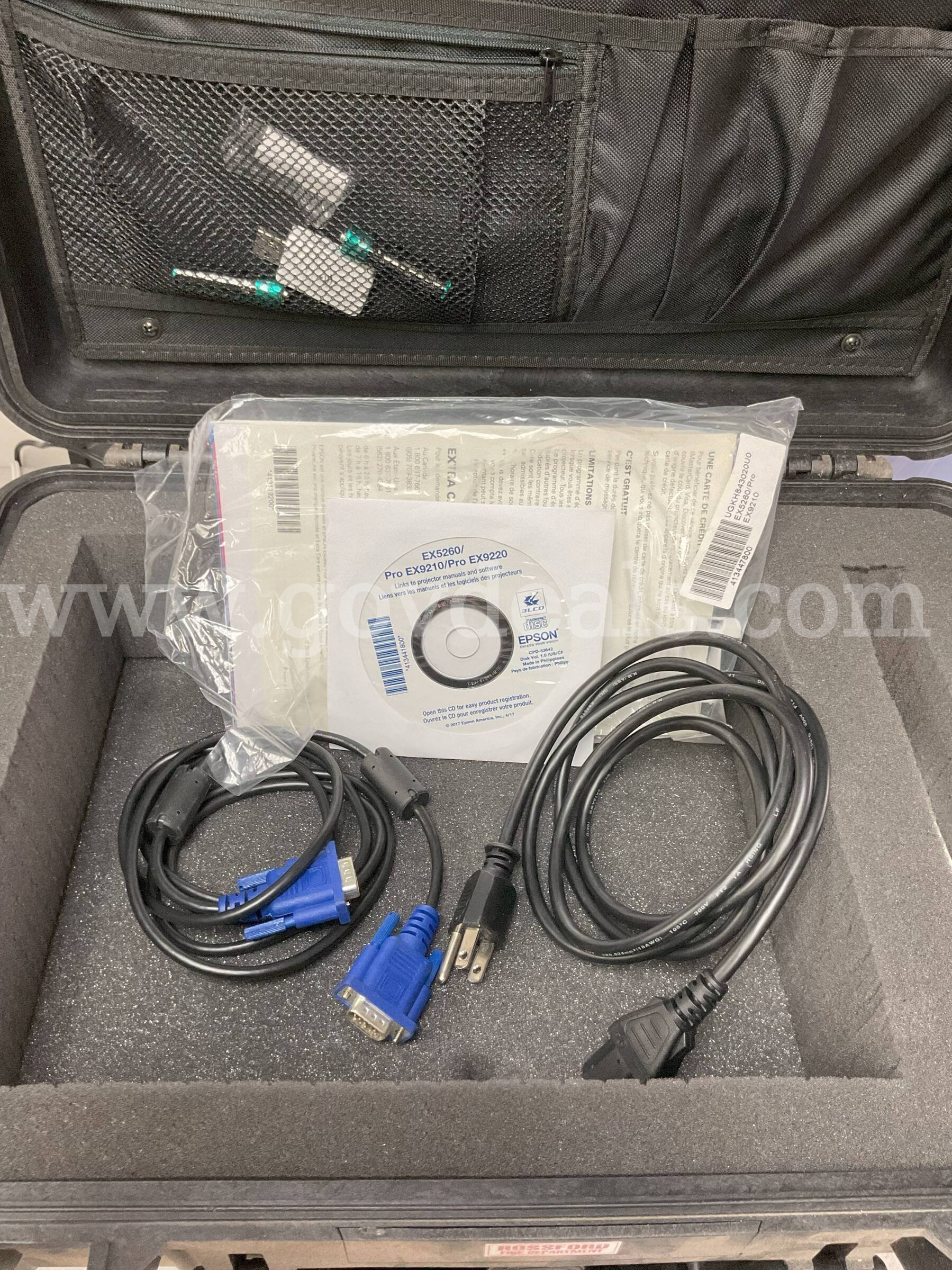 Used Epson LCD Projector EX9220 - crystal clear display. Seiko Epson Corp. EX9220 Government Surplus Auction - Photo #4