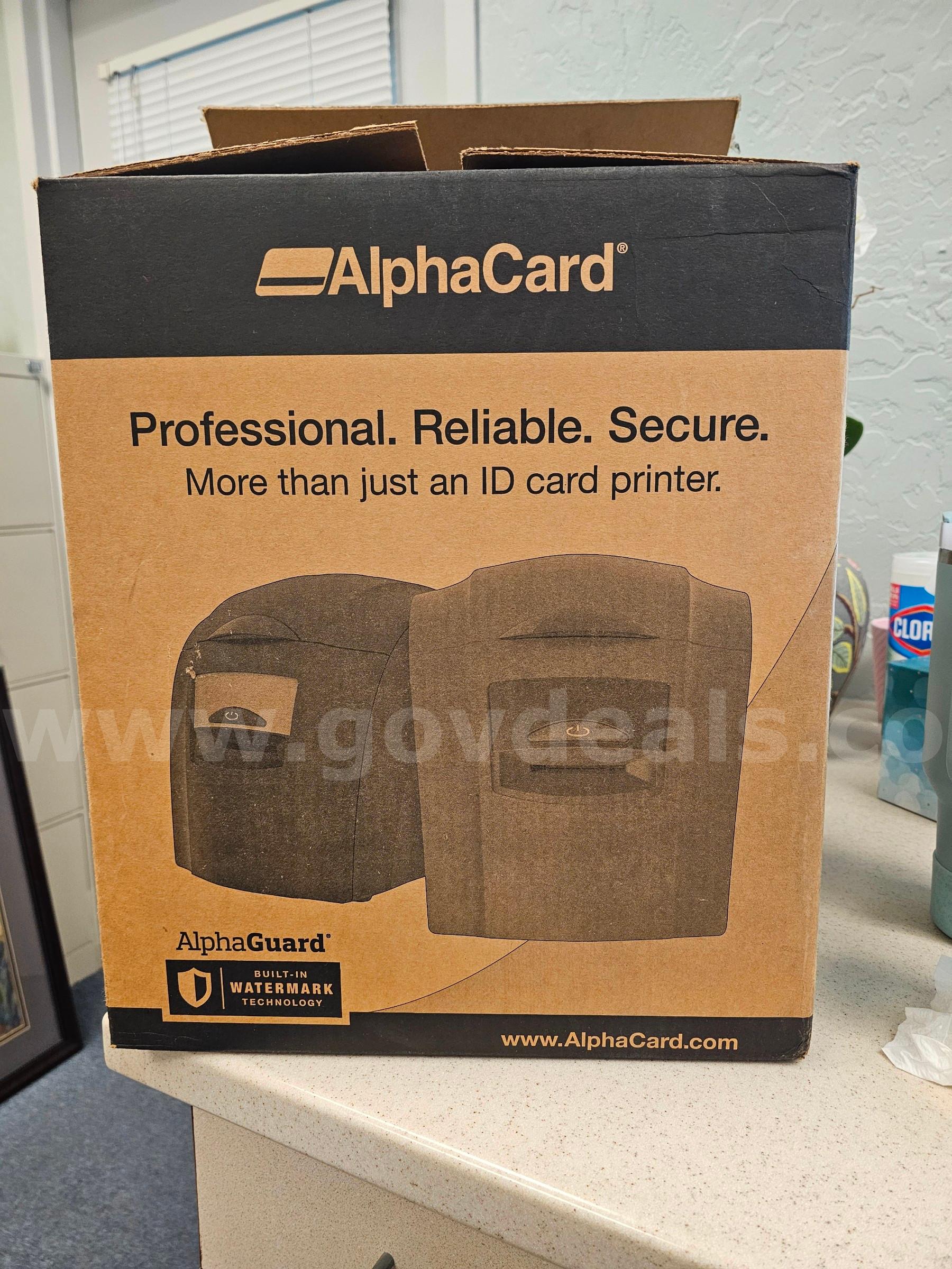 ID Card Printer AlphaCard Pro 100 Government Surplus Auction - Photo #3
