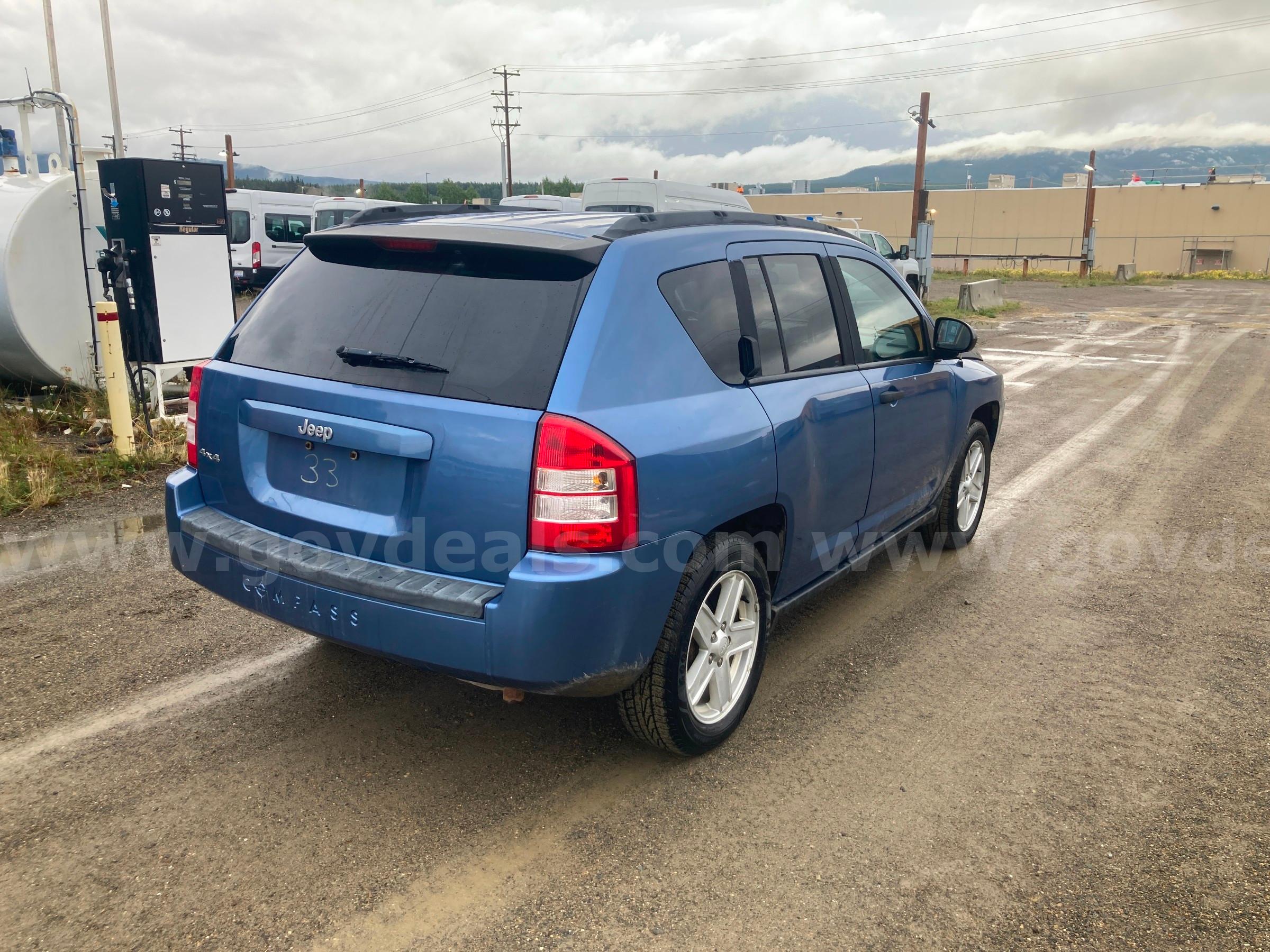 2007 Jeep Compass 4WD SPORT UTILITY 4-DR, 2.4L L4 DOHC 16V Jeep Compass Government Surplus Auction - Photo #4