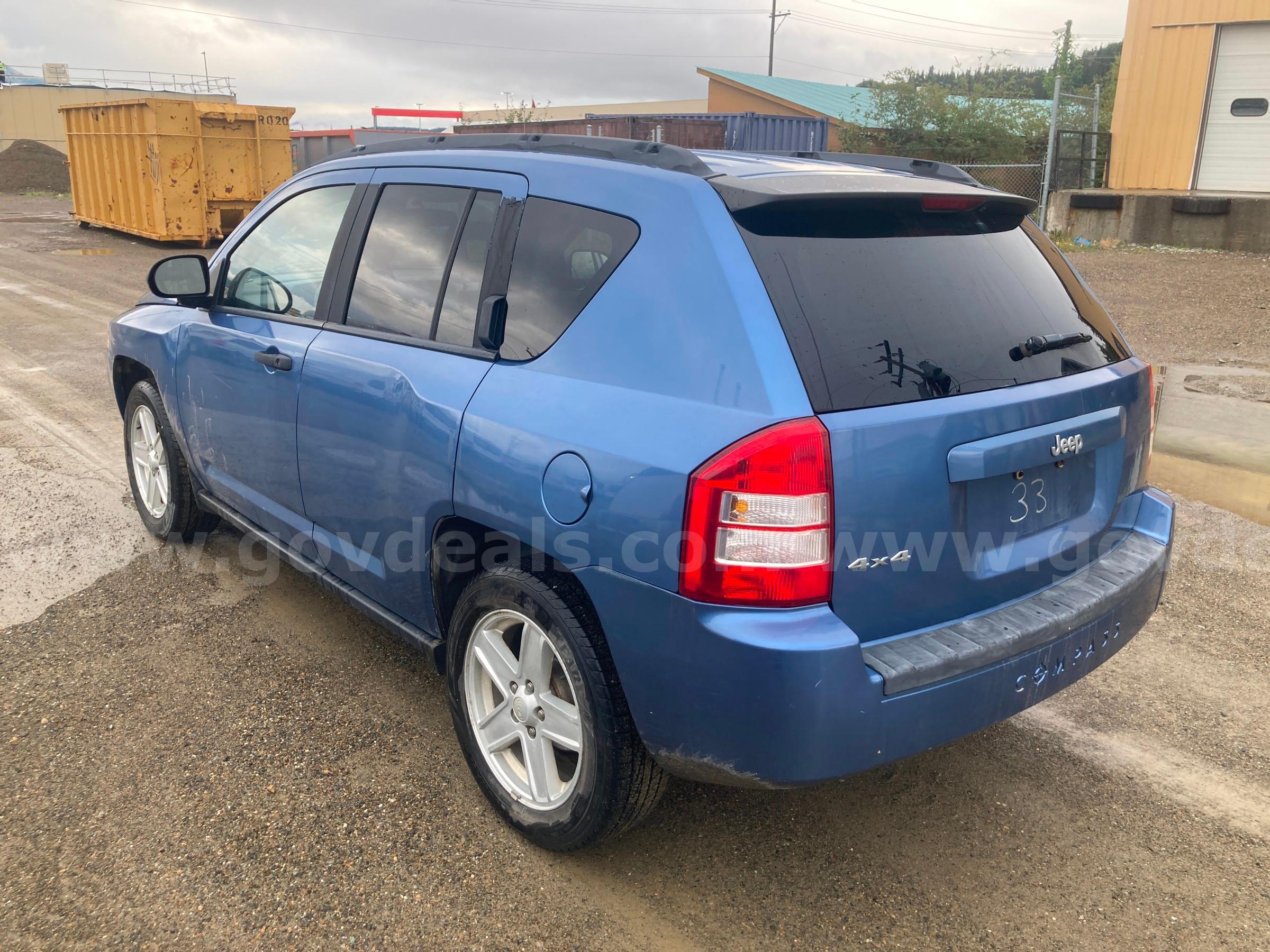2007 Jeep Compass 4WD SPORT UTILITY 4-DR, 2.4L L4 DOHC 16V Jeep Compass Government Surplus Auction - Photo #5