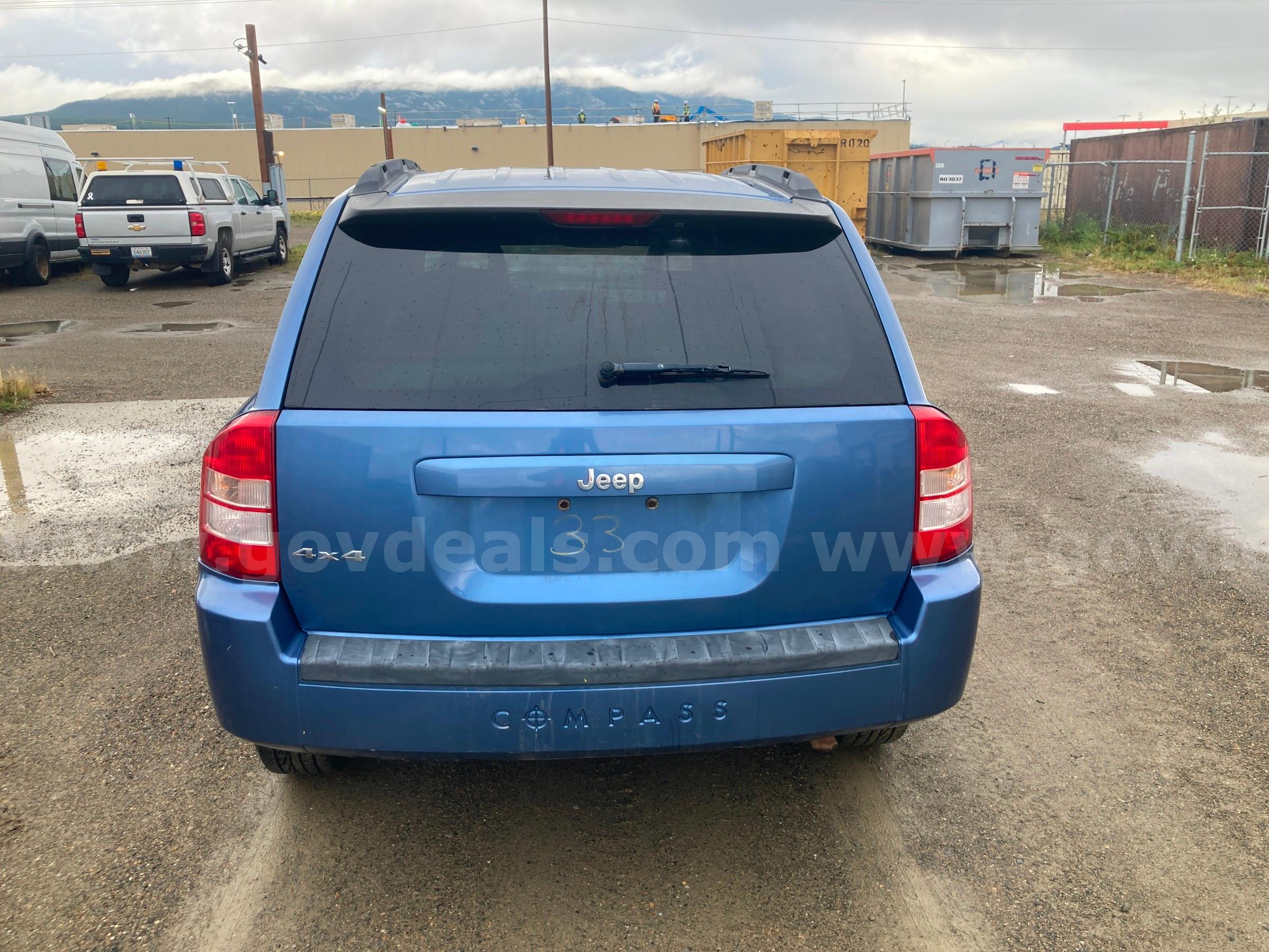 2007 Jeep Compass 4WD SPORT UTILITY 4-DR, 2.4L L4 DOHC 16V Jeep Compass Government Surplus Auction - Photo #6