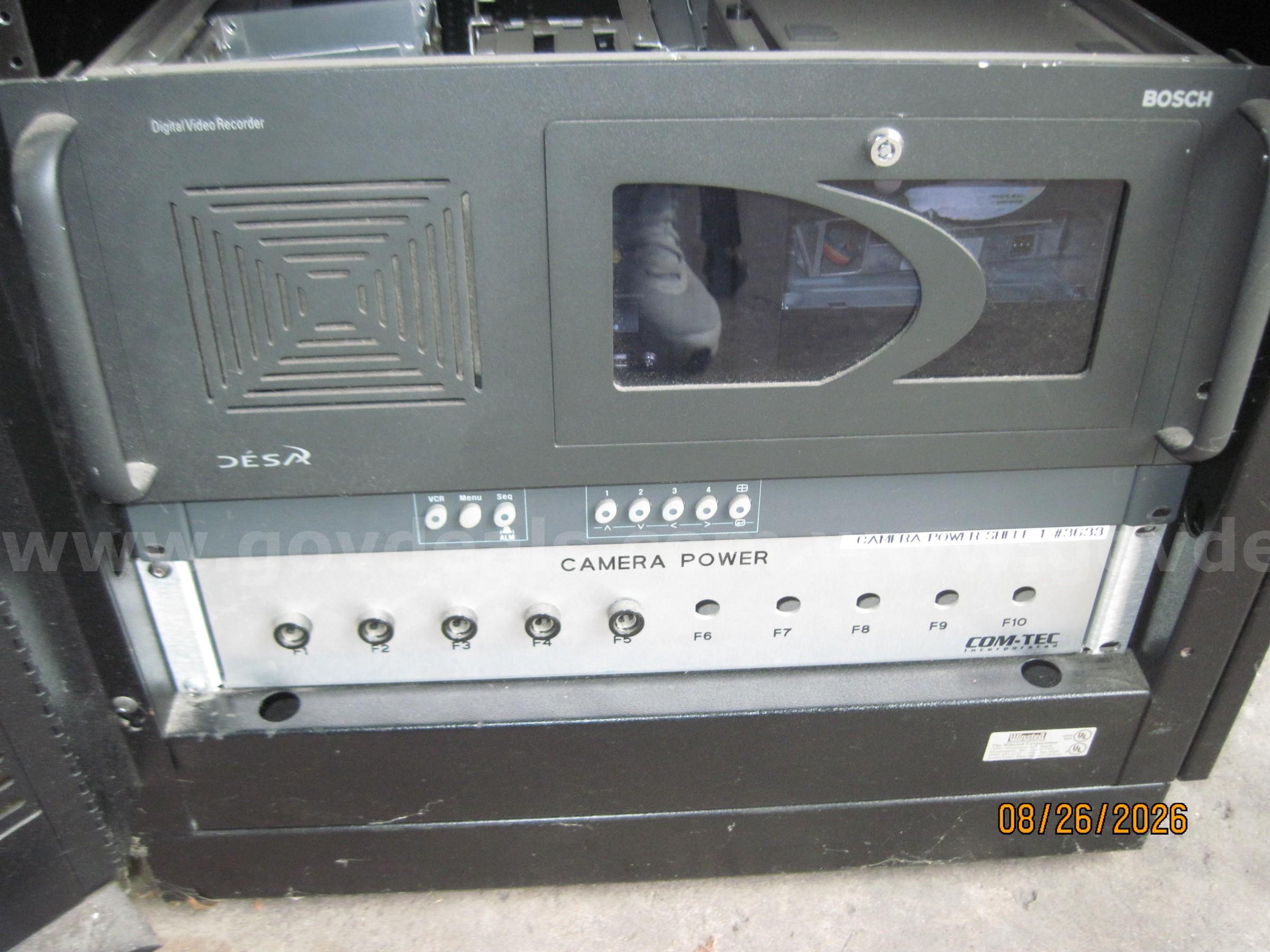 WINSTEAD SERVER RACK WITH COMPONETS   Government Surplus Auction - Photo #4