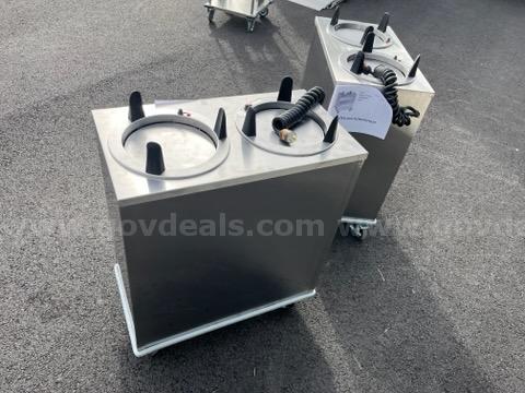 Heated Plate Dispenser Cart **NEW** (ct.2) (ID#12418) (26-1714-2) 39076