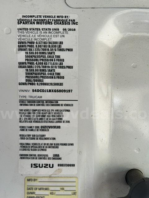 2016 Chevrolet C4500 Crew Cab Dump Truck Chevrolet C4500 Government Surplus Auction - Photo #4