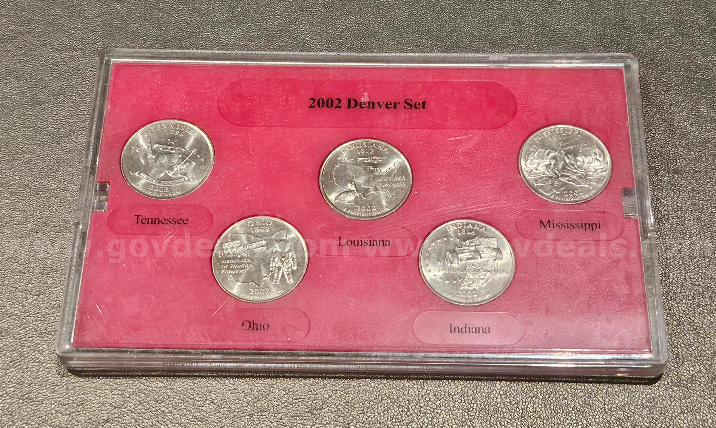 2002 Denver State Quarter Mint Set   Government Surplus Auction - Primary Photo