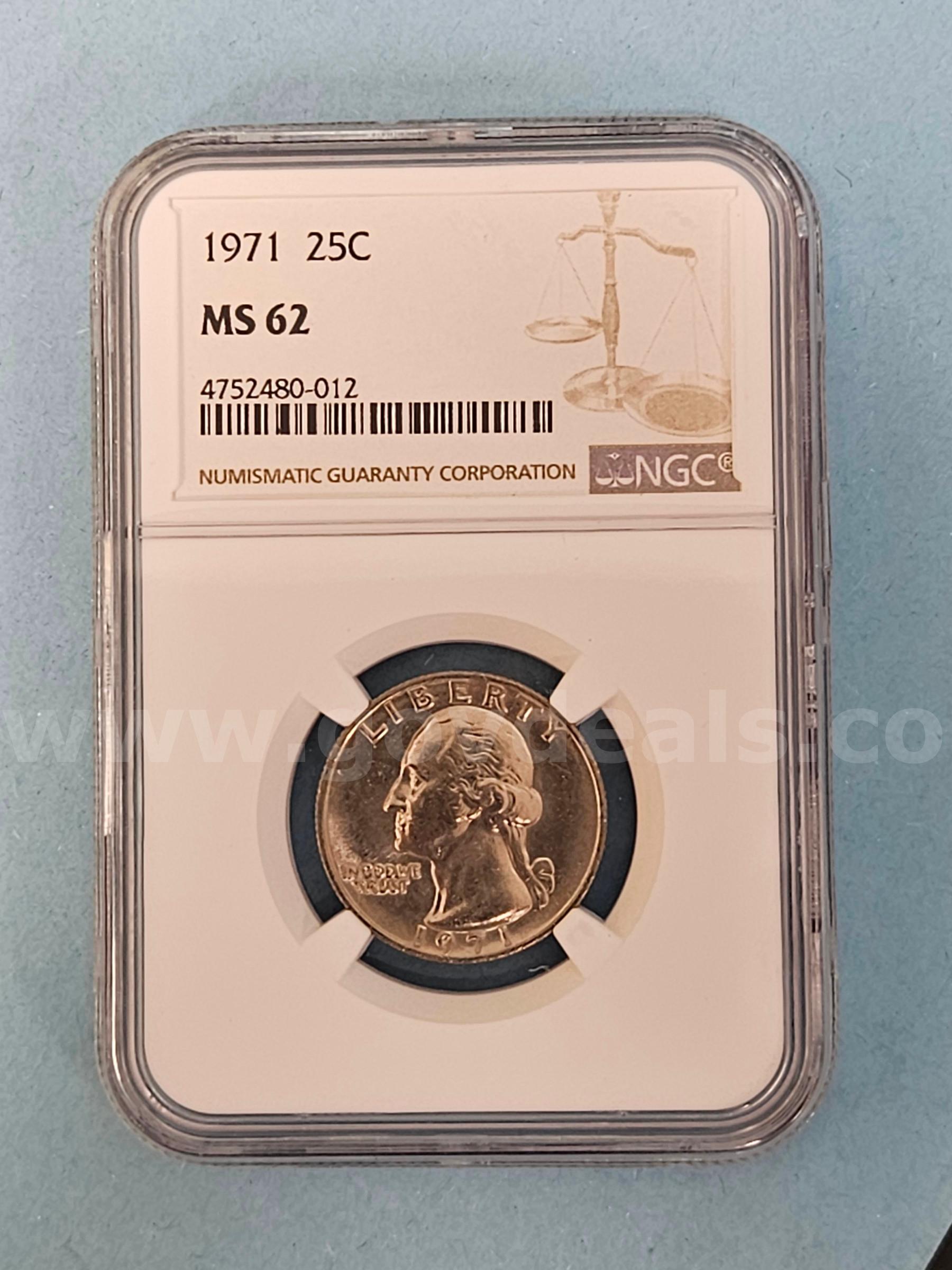 1971 Quarter Dollar Coin   Government Surplus Auction - Primary Photo