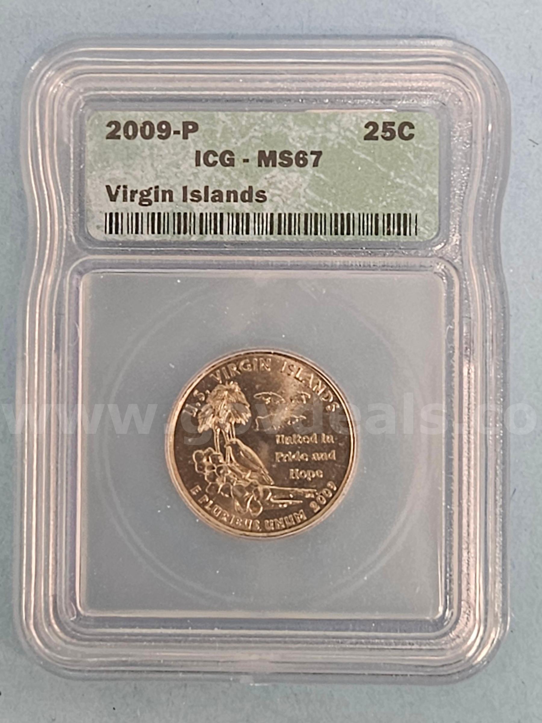 2009-P Virgin Islands Quarter Coin   Government Surplus Auction - Primary Photo