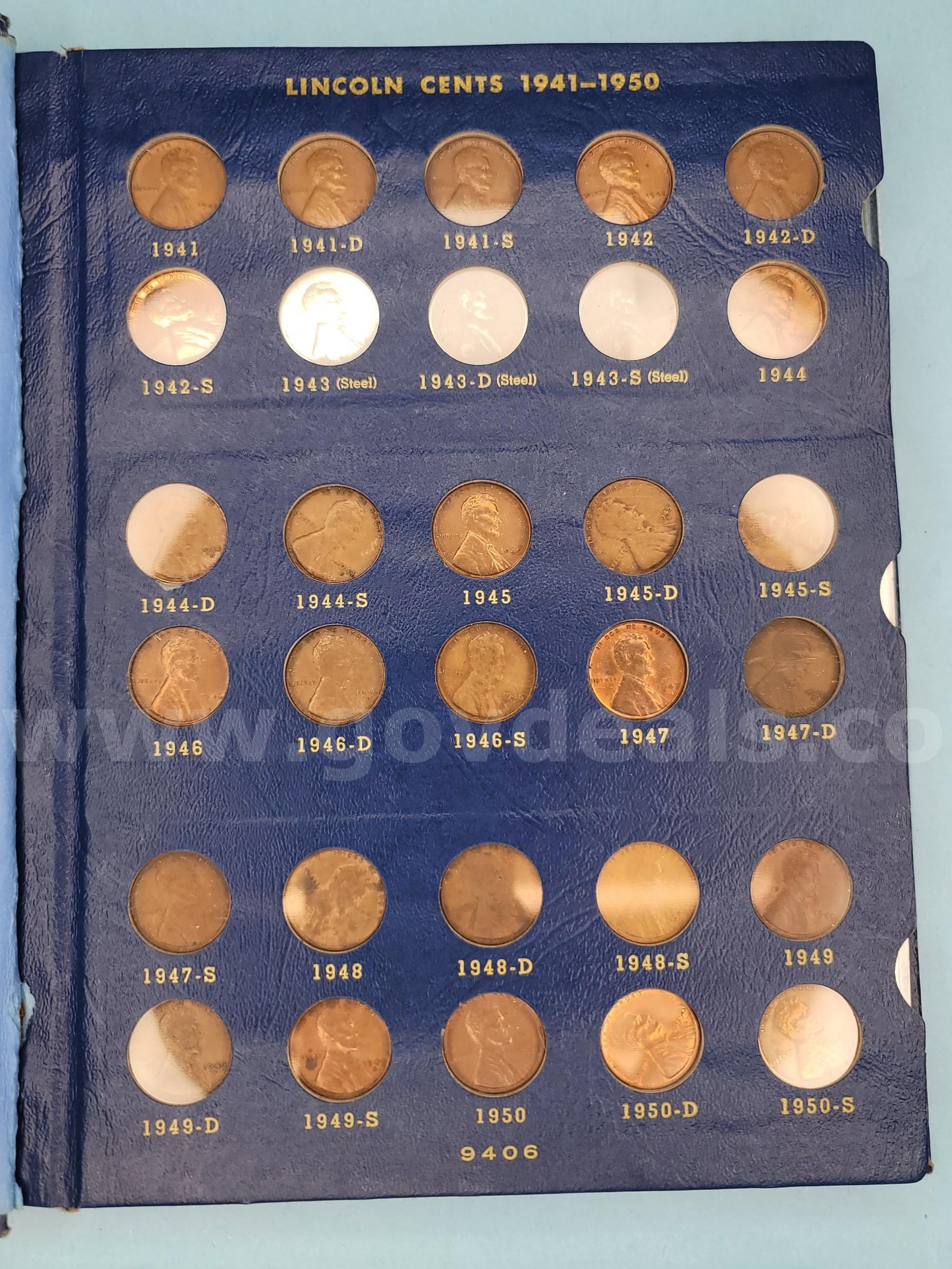 Lincoln Head Cent Book with Steel   Government Surplus Auction - Primary Photo