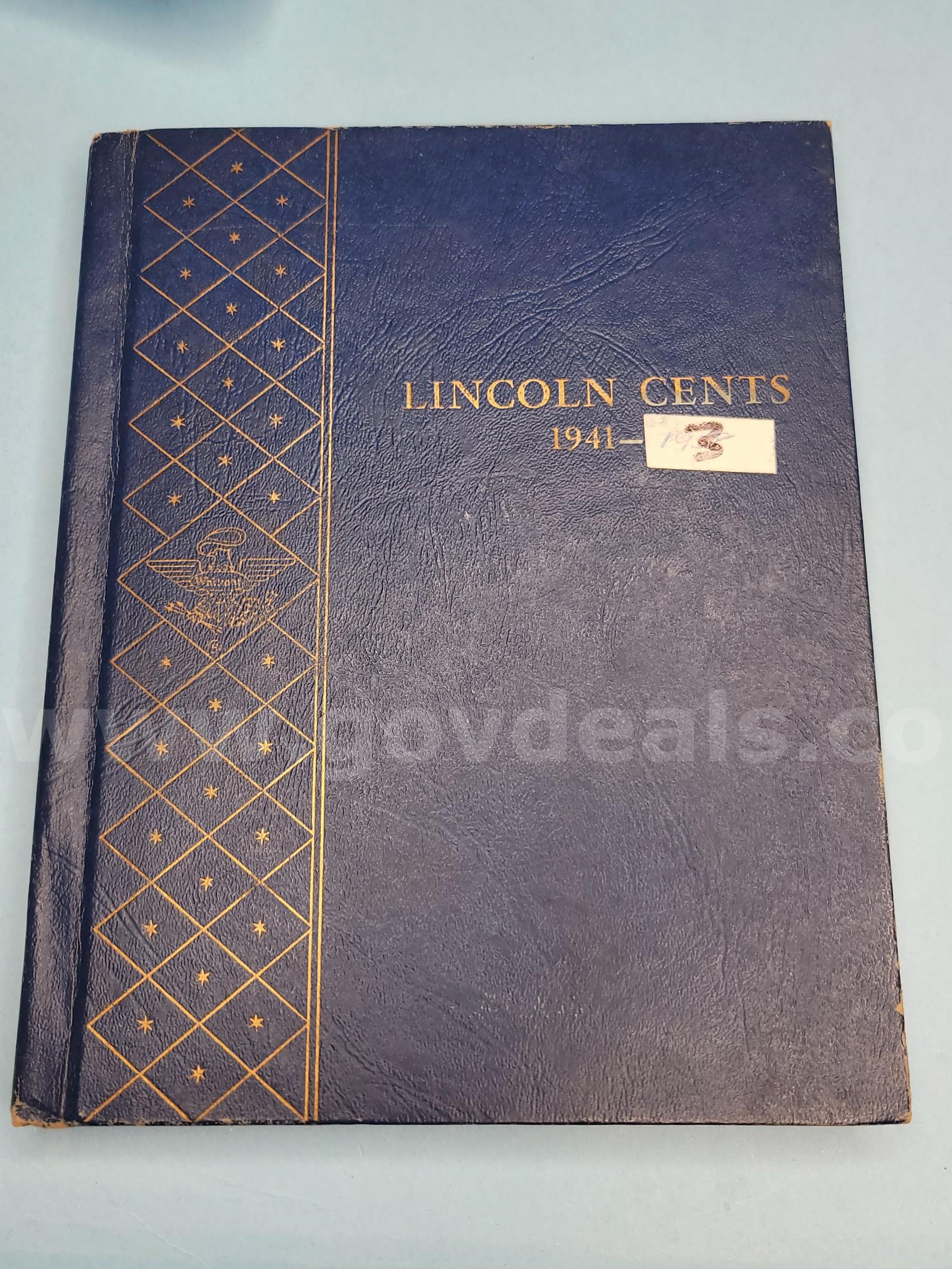 Lincoln Head Cent Book with Steel   Government Surplus Auction - Photo #2
