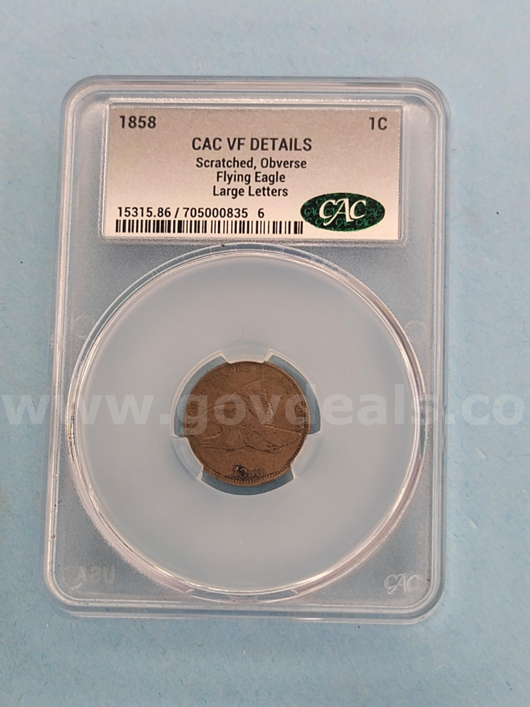 1858 Flying Eagle Penny