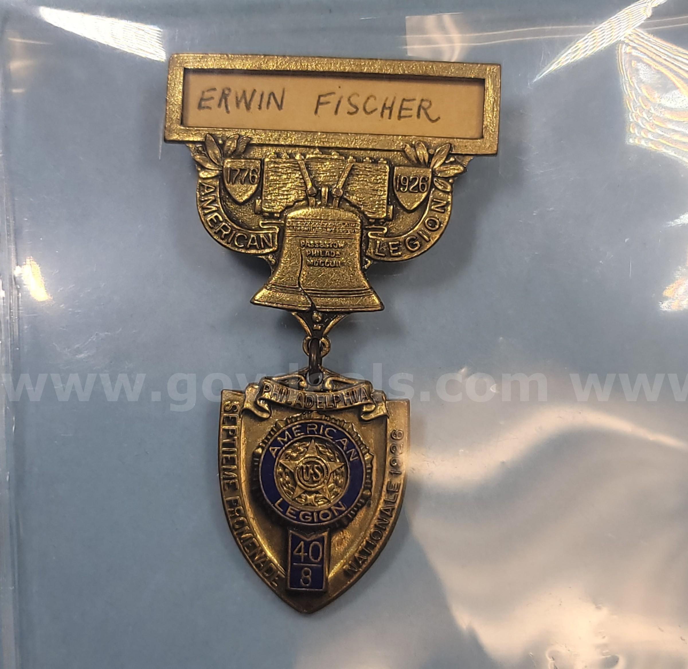Erwin Fischer Medal   Government Surplus Auction - Primary Photo