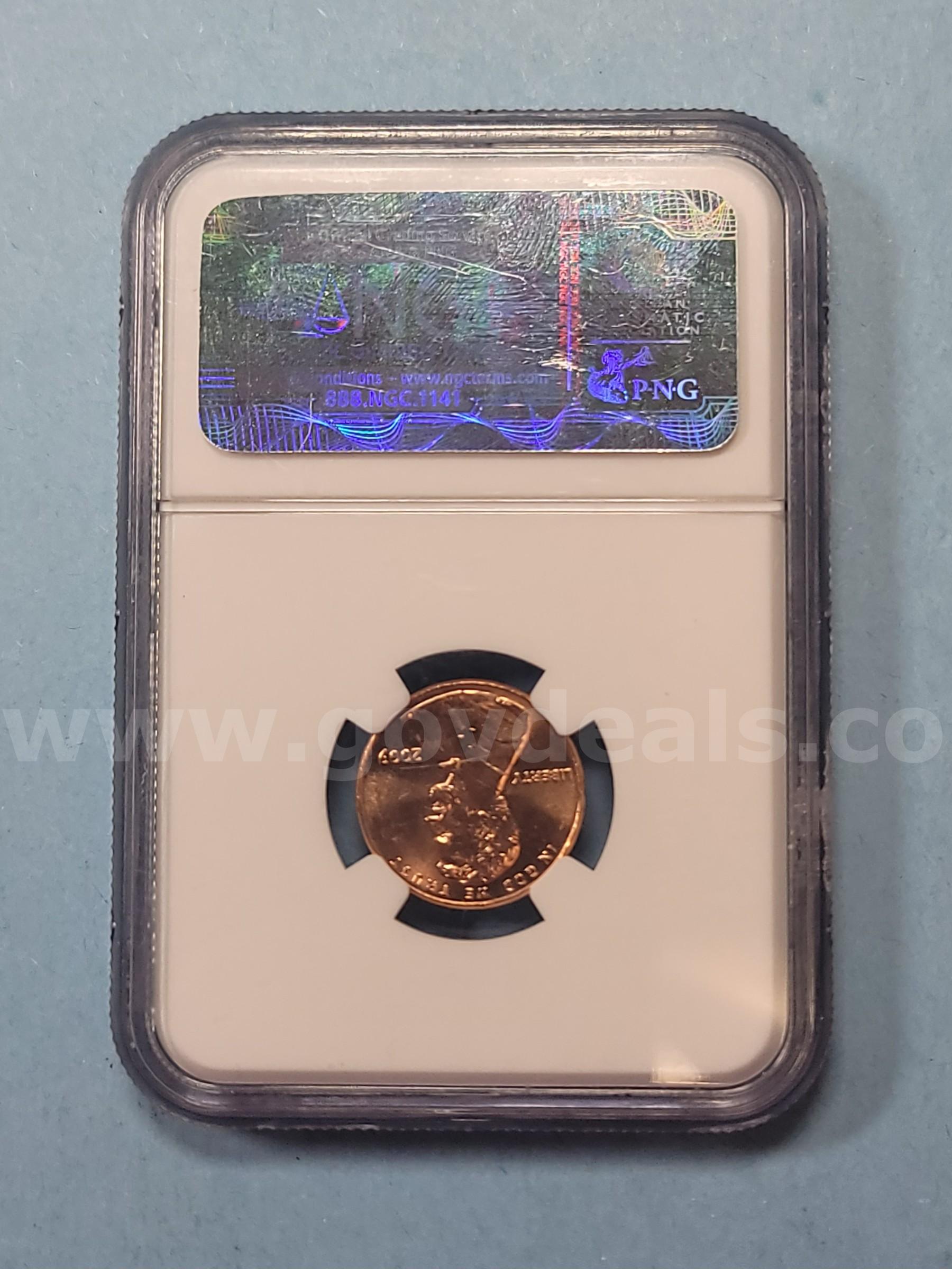 2009 Formative Years Brilliant Uncirculated Penny   Government Surplus Auction - Photo #2