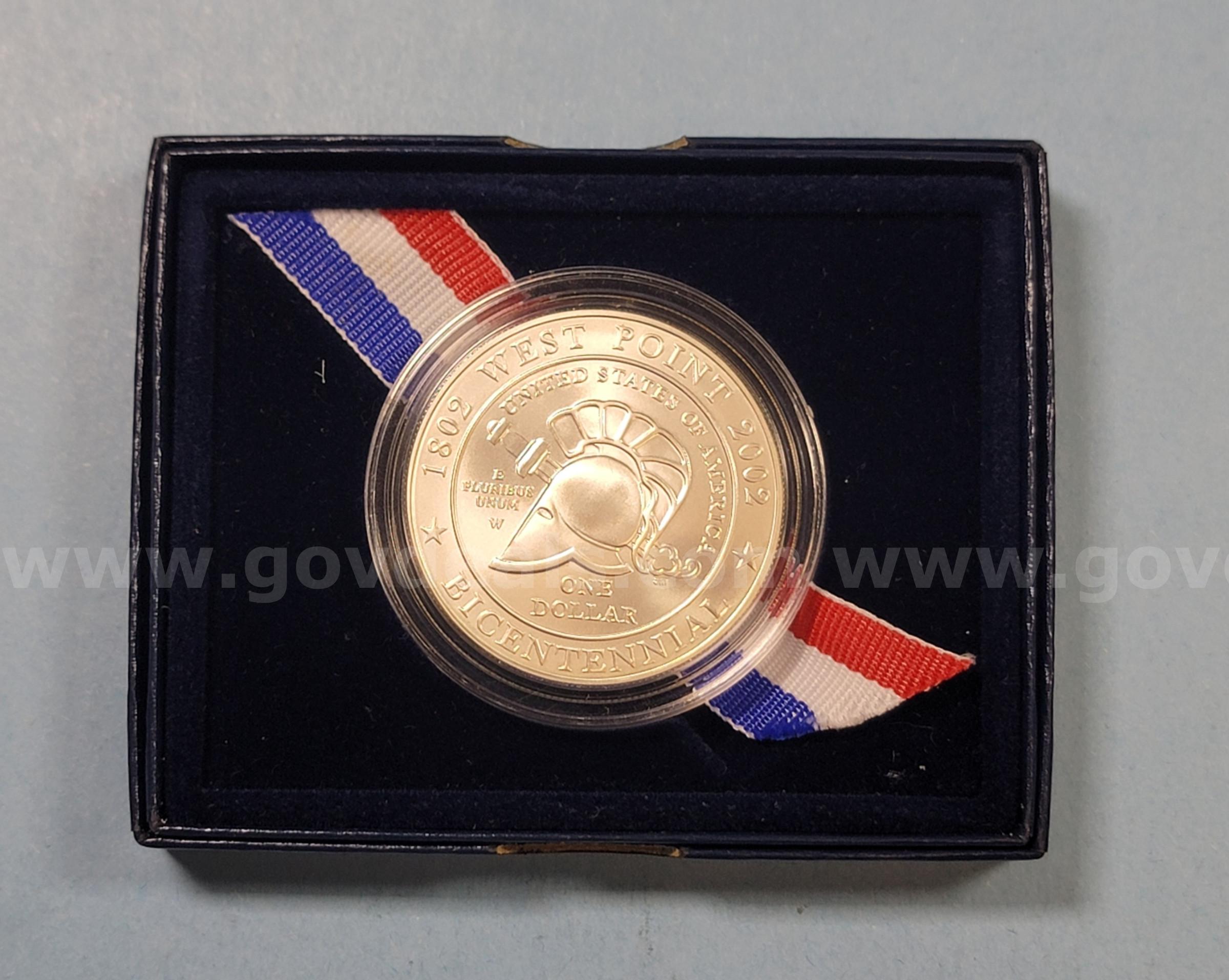 2002 US Mint Military Academy Bicentennial Commemorative Coin   Government Surplus Auction - Primary Photo