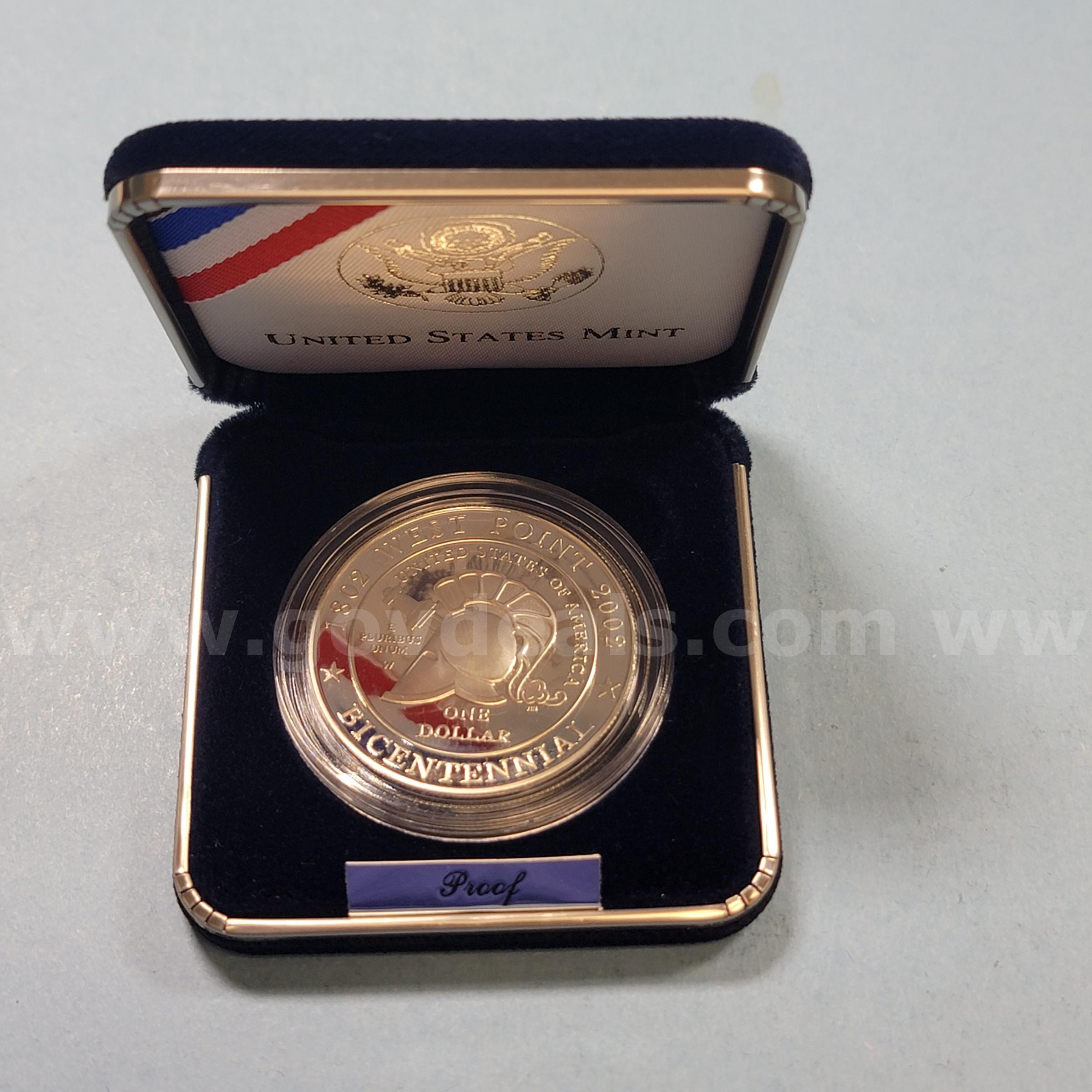 2002 US Mint Military Academy Bicentennial Commemorative Coin   Government Surplus Auction - Primary Photo