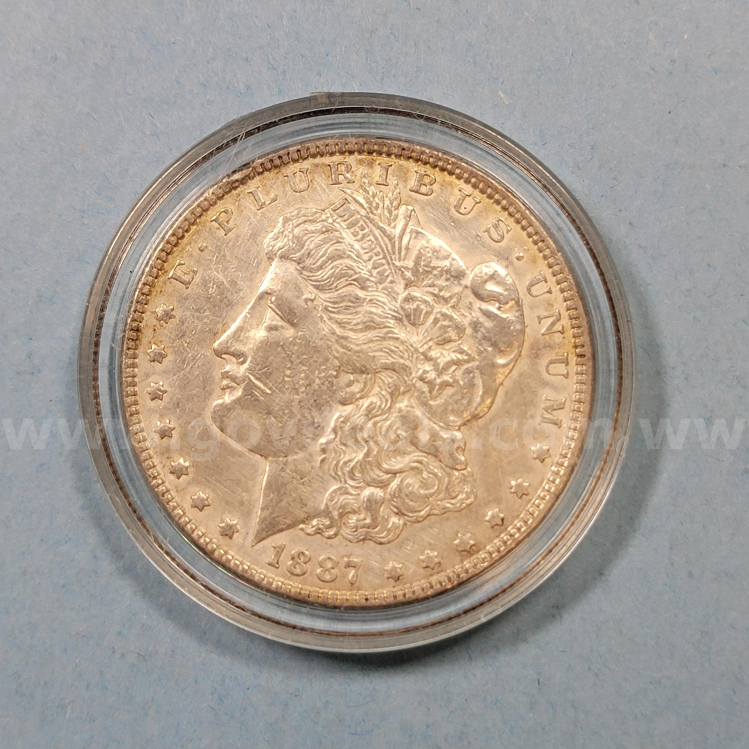 1887 Morgan Silver Dollar  1887 Government Surplus Auction - Primary Photo
