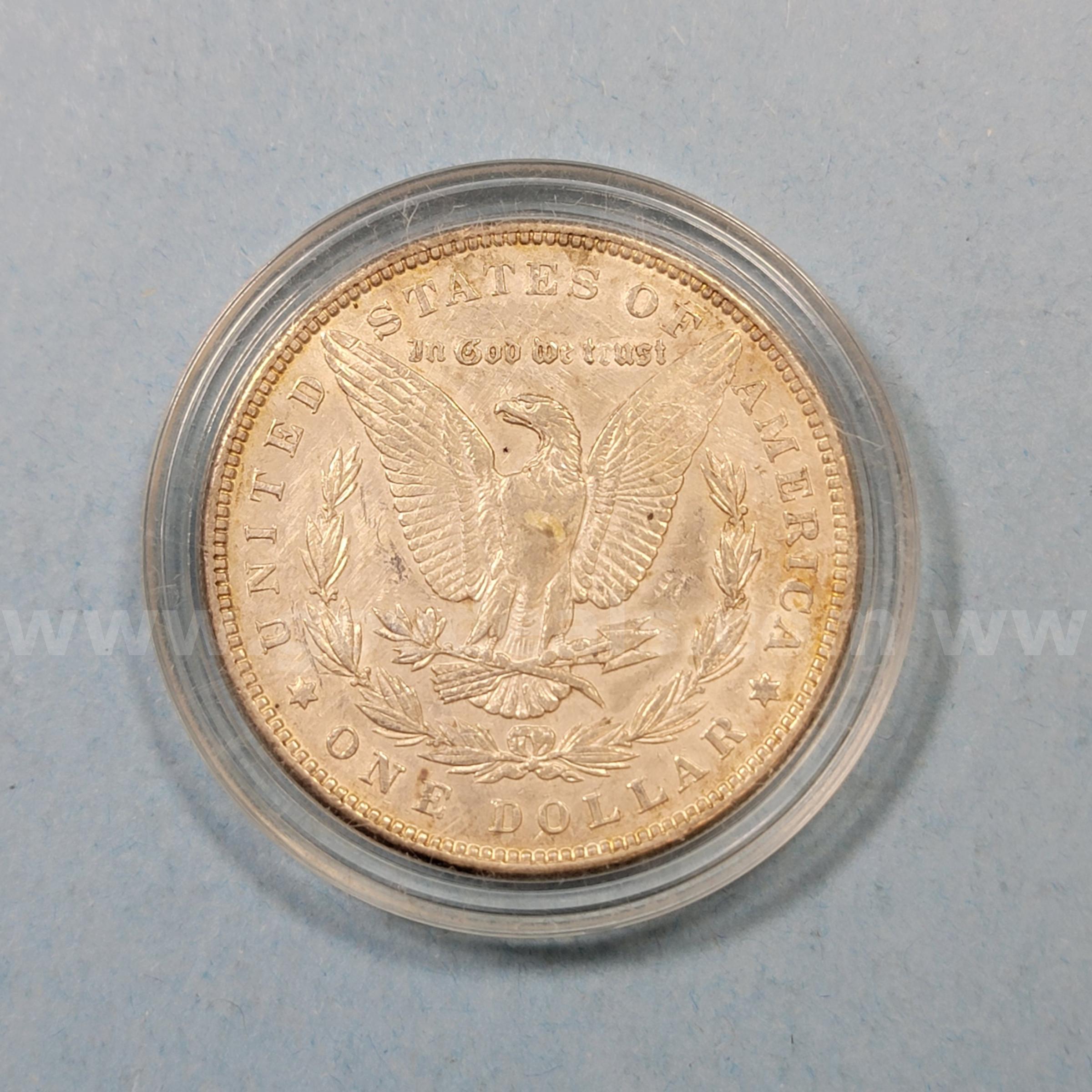 1887 Morgan Silver Dollar  1887 Government Surplus Auction - Photo #2