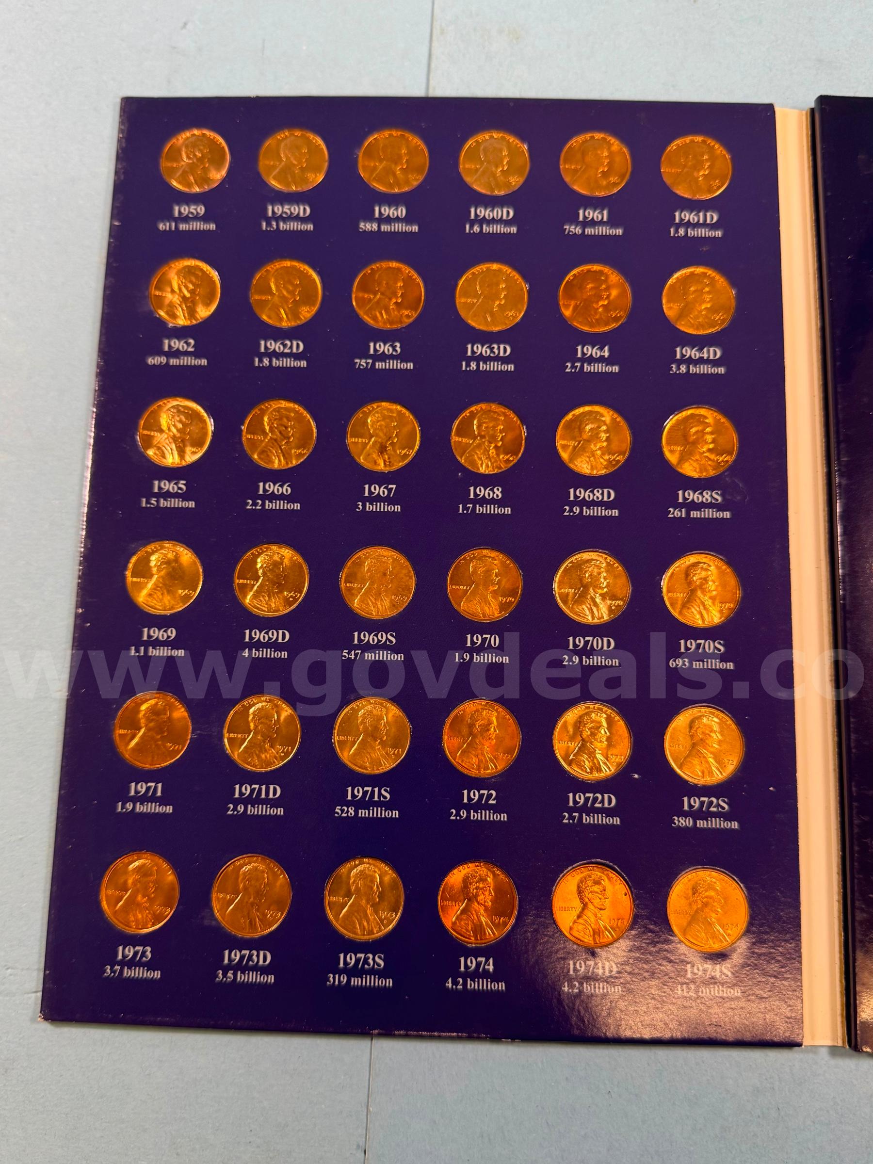 1959-2009 Lincoln Cents Whitman Album   Government Surplus Auction - Photo #3
