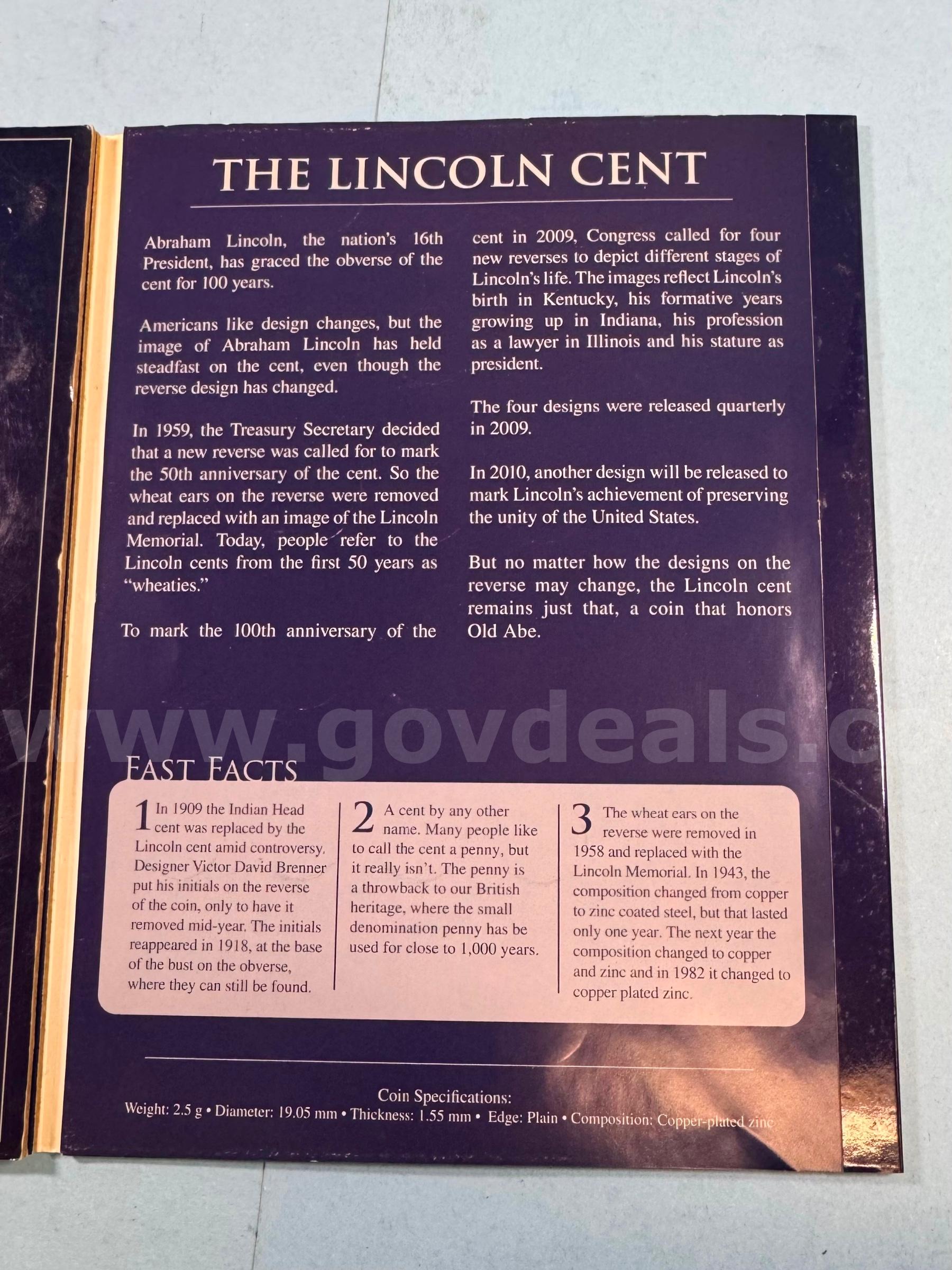 1959-2009 Lincoln Cents Whitman Album   Government Surplus Auction - Photo #5