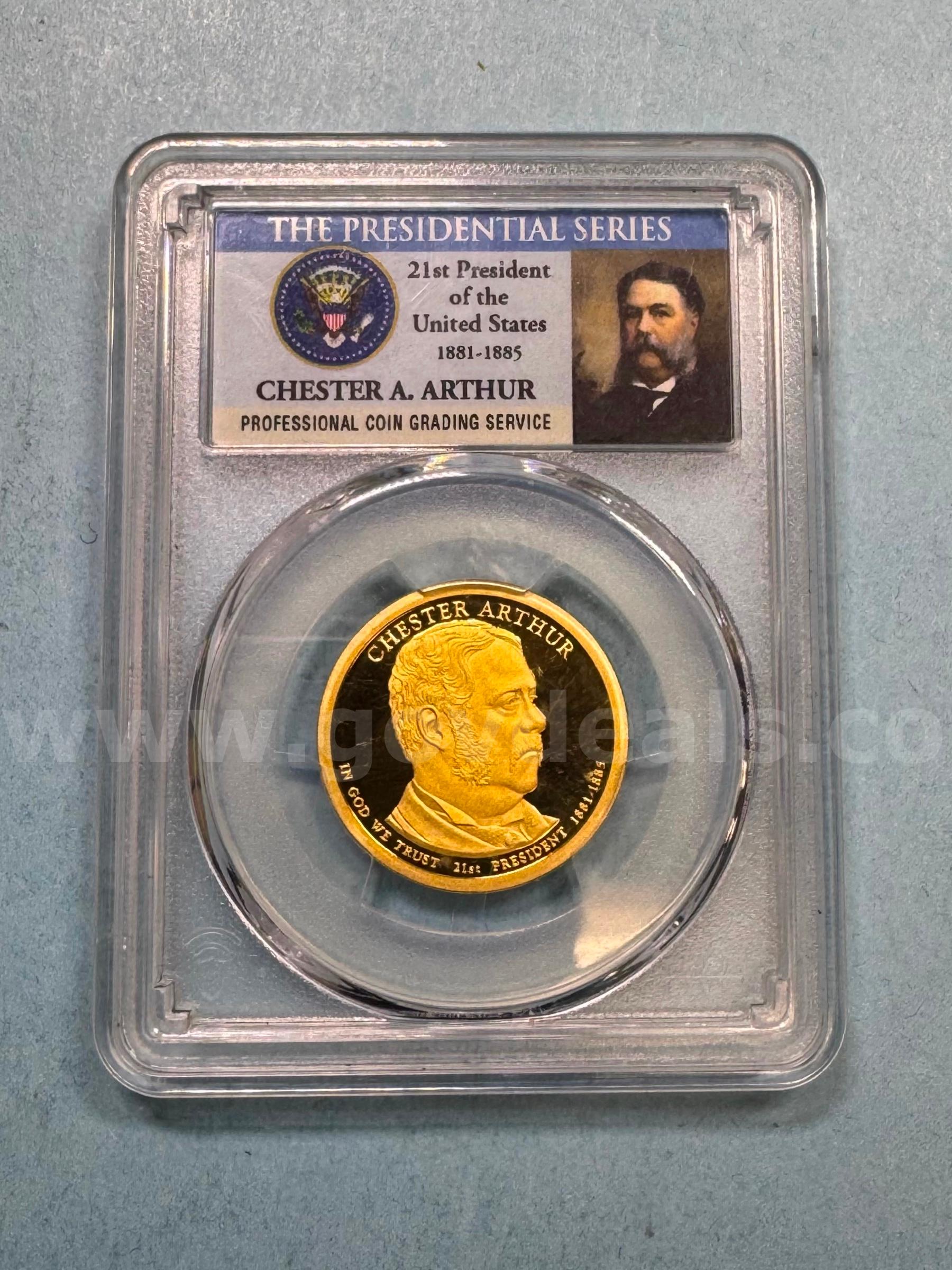 The Presidential Series Chester A Arthur Dollar   Government Surplus Auction - Primary Photo