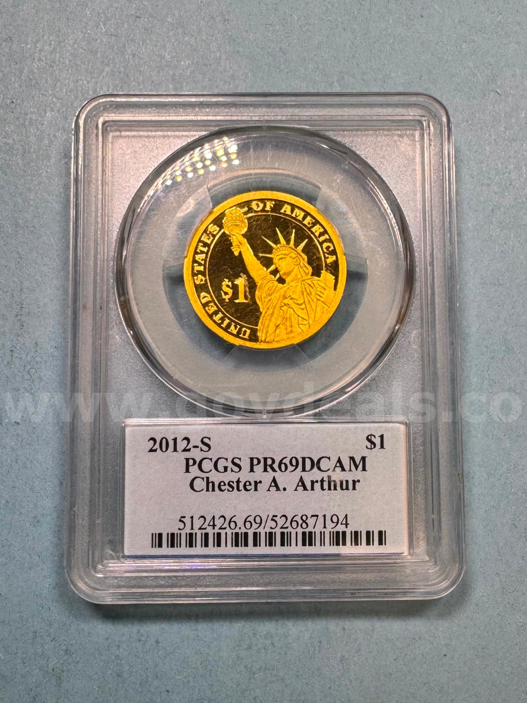 The Presidential Series Chester A Arthur Dollar   Government Surplus Auction - Photo #2