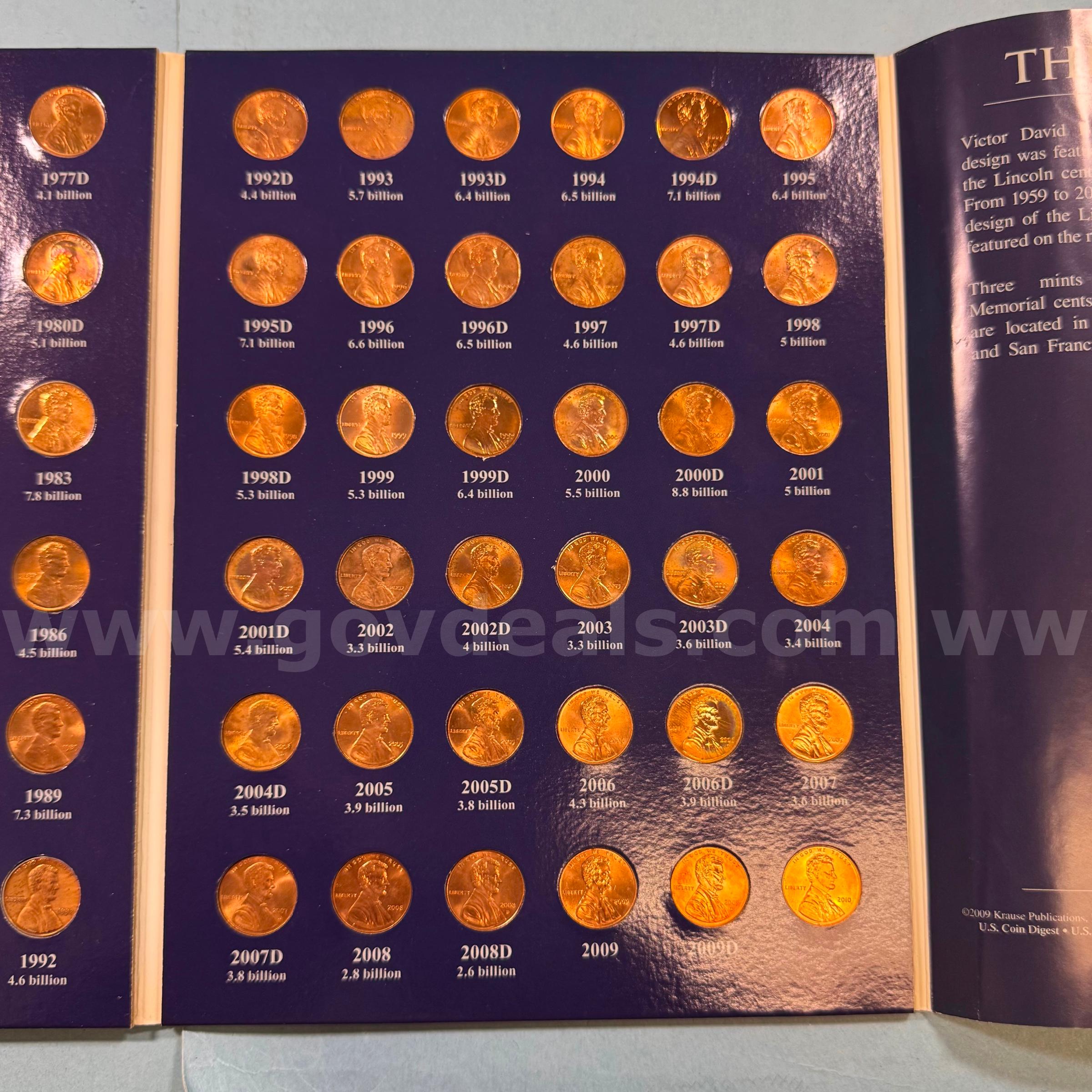 1959-2009 Warman’s Lincoln Cents   Government Surplus Auction - Photo #5